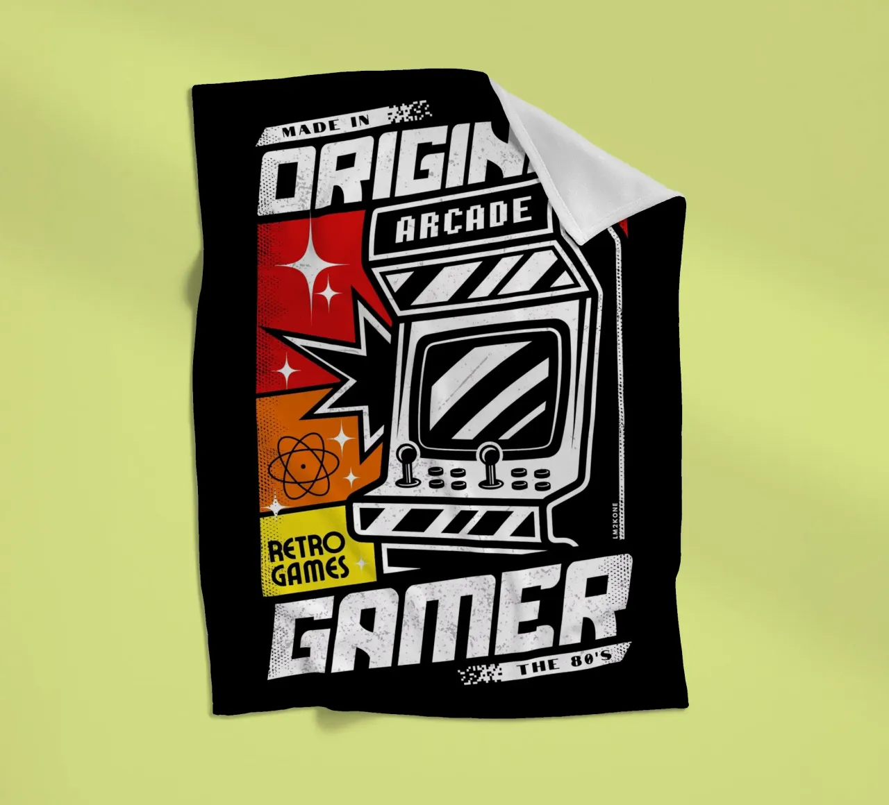 Retro Original Gamer Arcade coperta in pile da LM2KONE