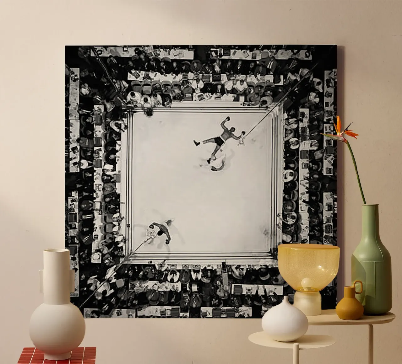 The Knockout View canvas with Floater frame by tobyrmattie