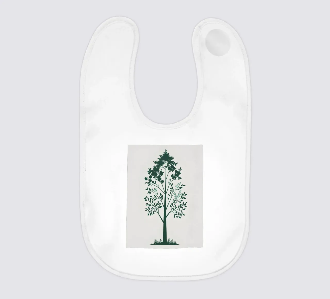 Silhouette di albero semplice bavaglino da Botanical Gallery