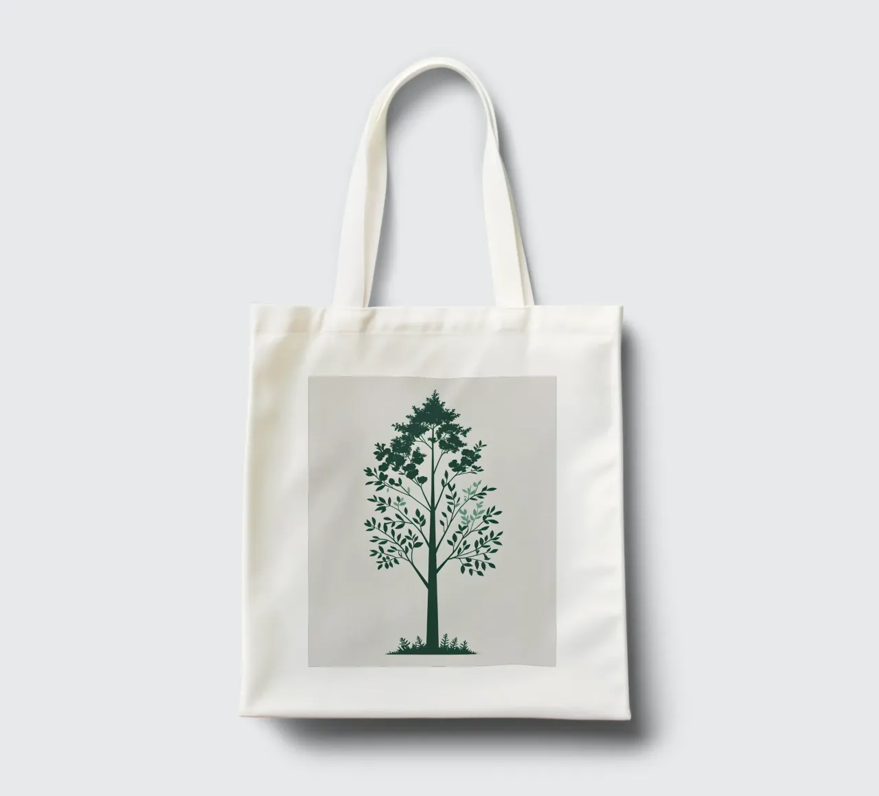 Silhouette di albero semplice borsa in juta da Botanical Gallery