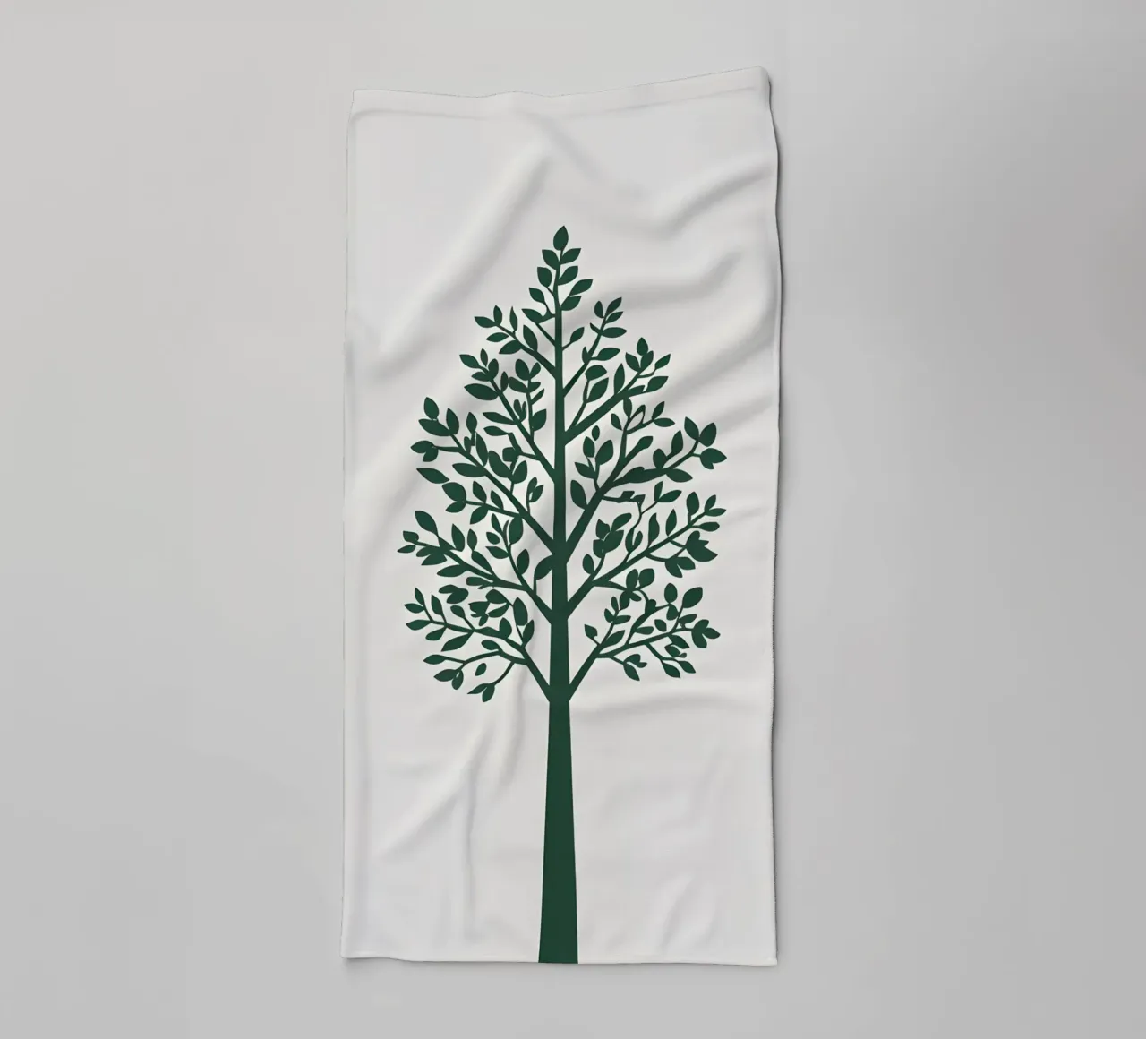 Silhouette di albero semplice asciugamano da bagno da Botanical Gallery