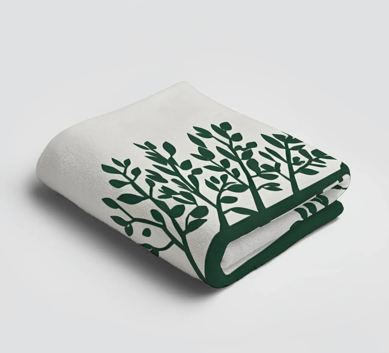 Silhouette di albero semplice asciugamano da bagno da Botanical Gallery