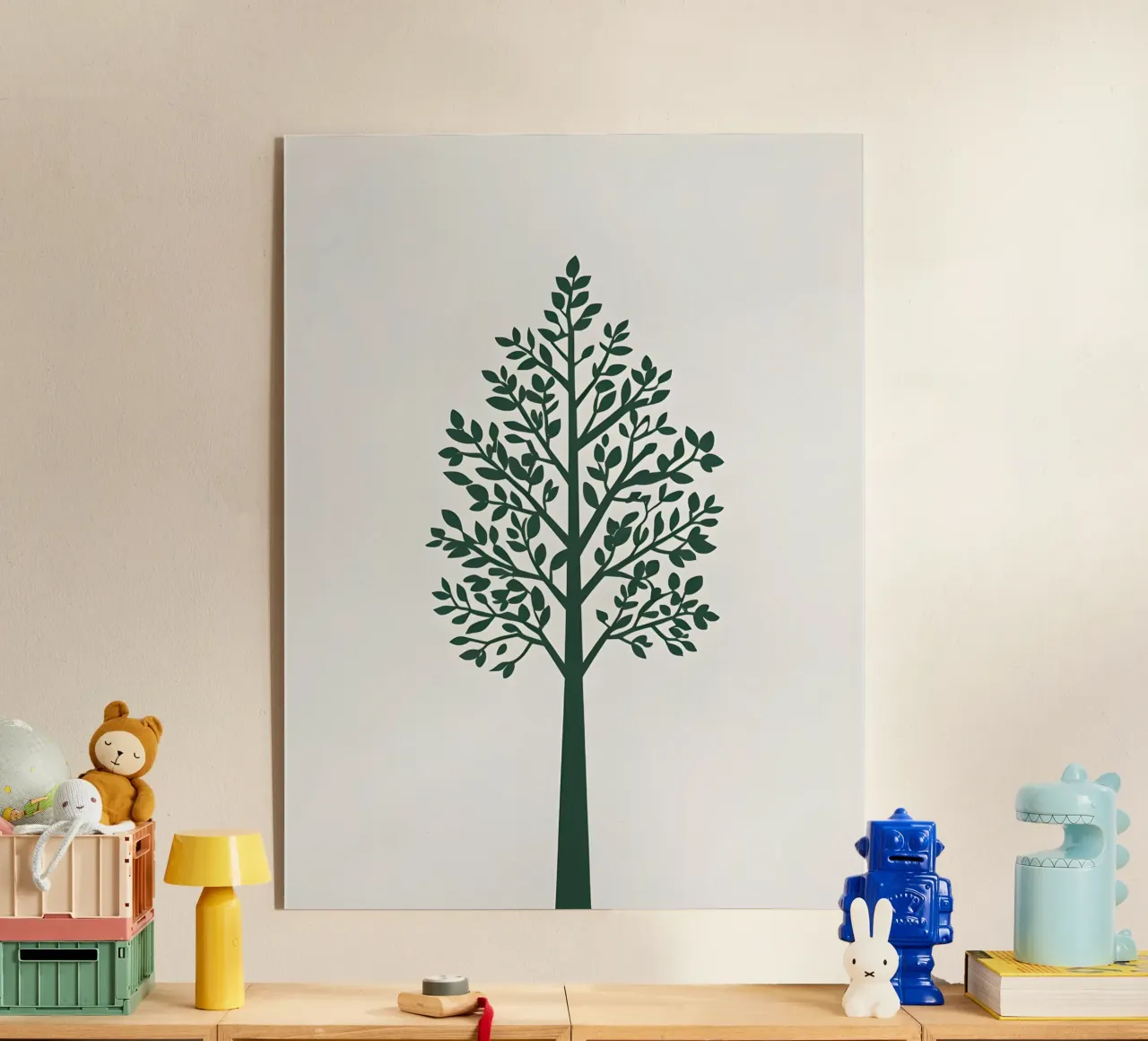 Silhouette di albero semplice plexiglass da Botanical Gallery