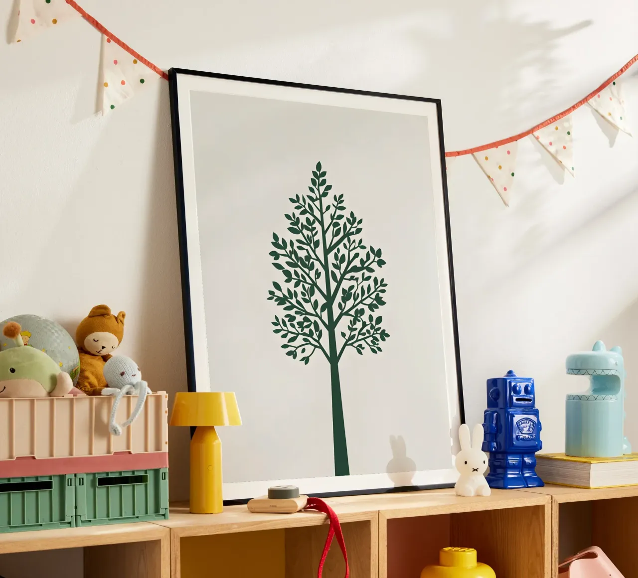 Simple Tree Silhouette Poster von The Green Room