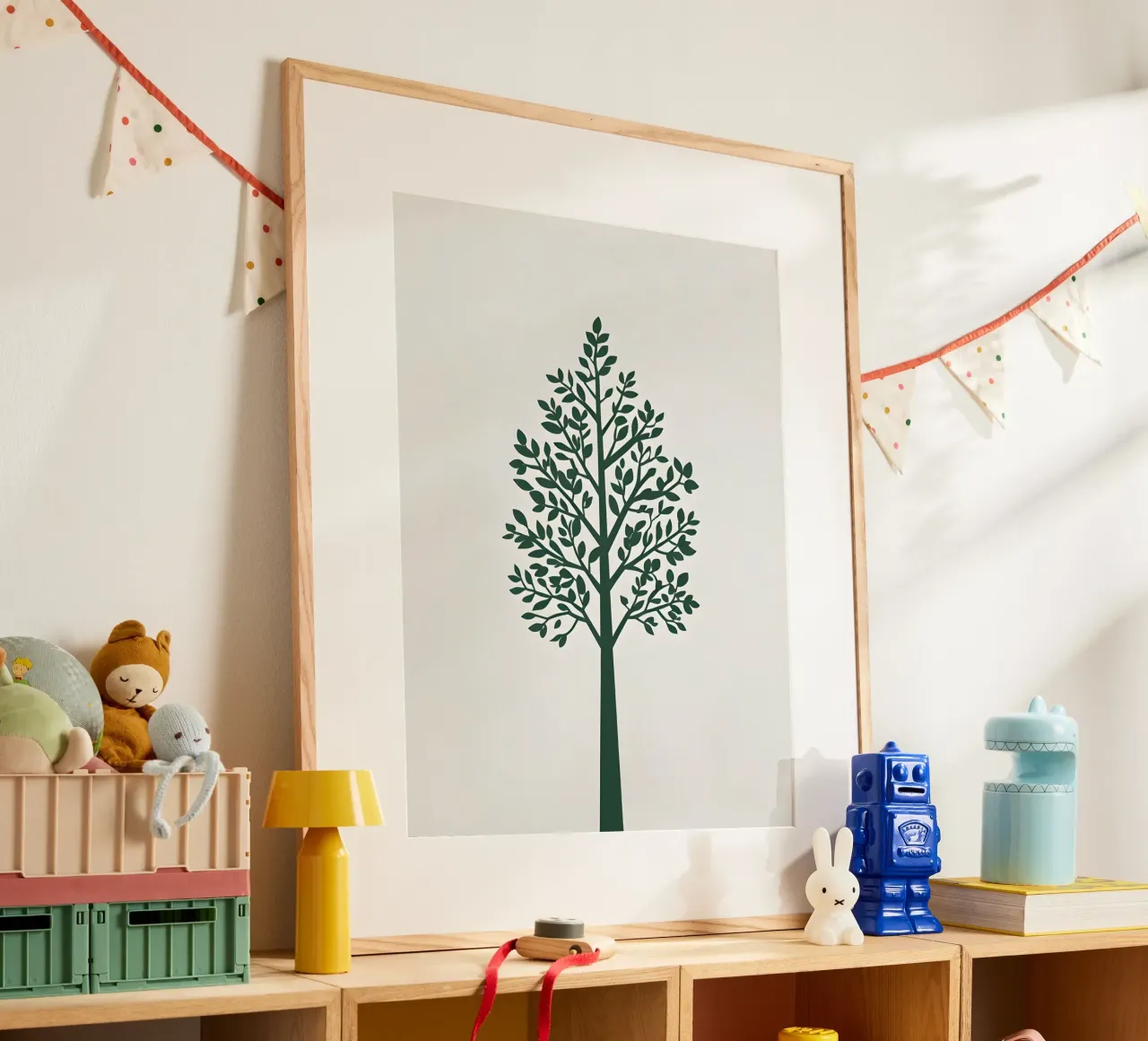 Simple Tree Silhouette Poster von The Green Room