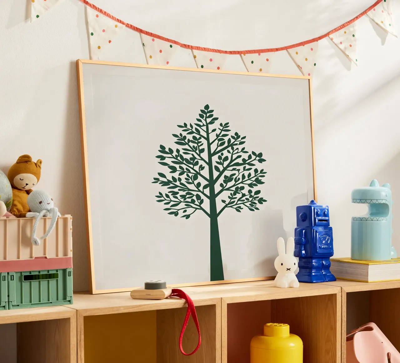 Simple Tree Silhouette Poster von The Green Room