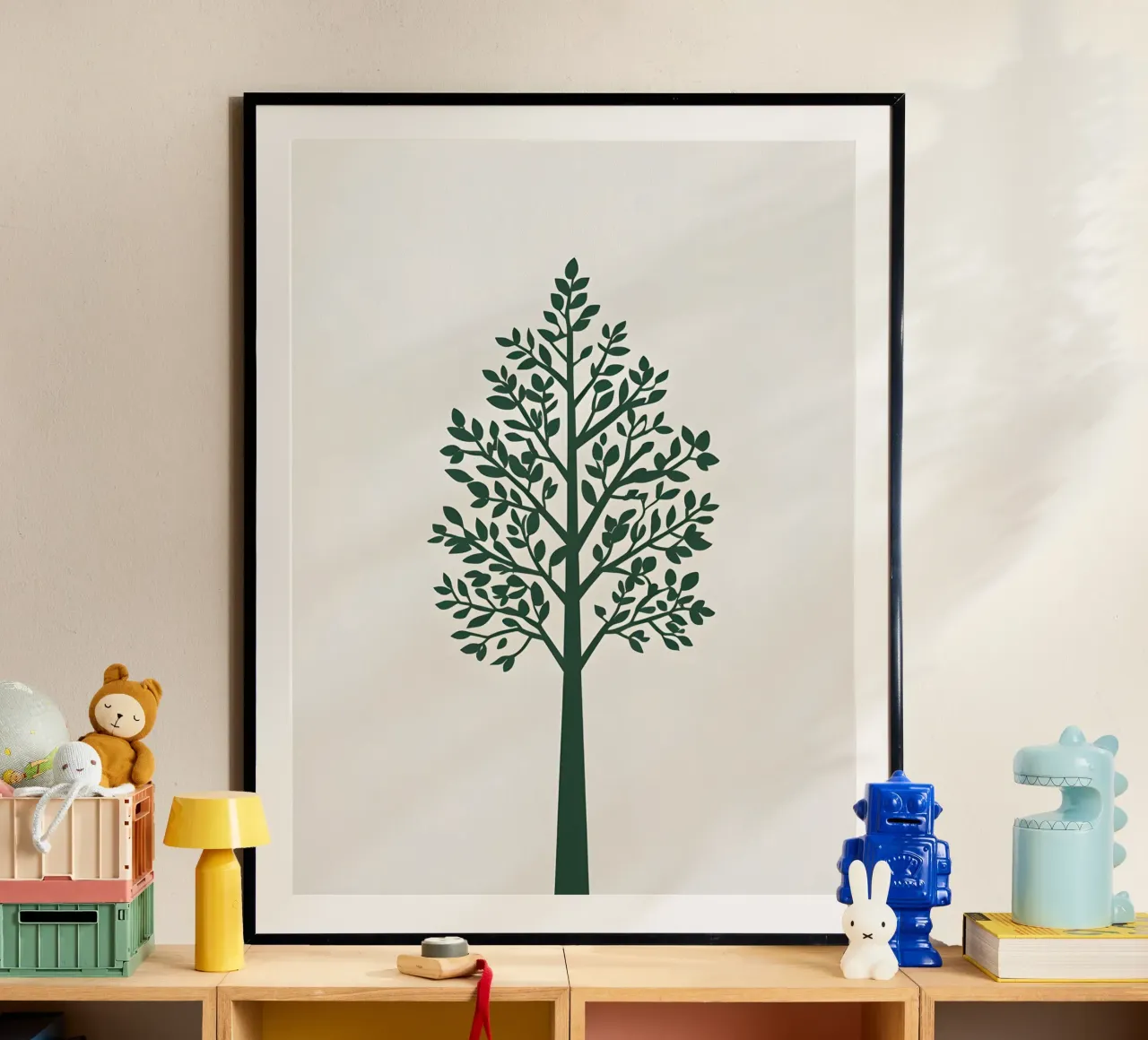 Simple Tree Silhouette Poster von The Green Room