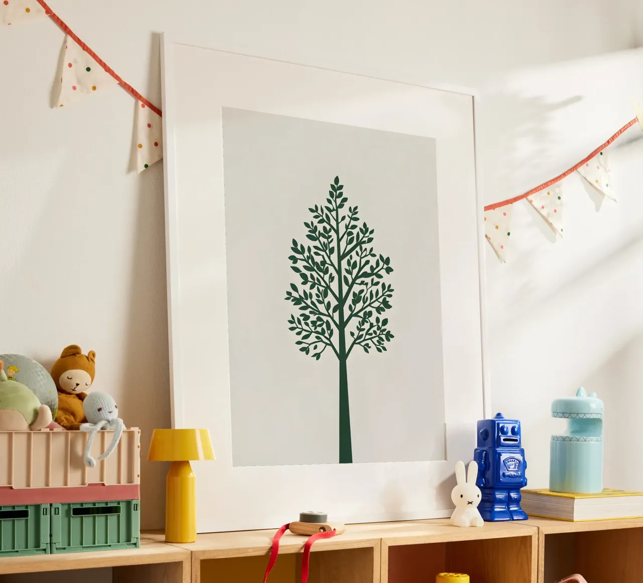 Simple Tree Silhouette Poster von The Green Room
