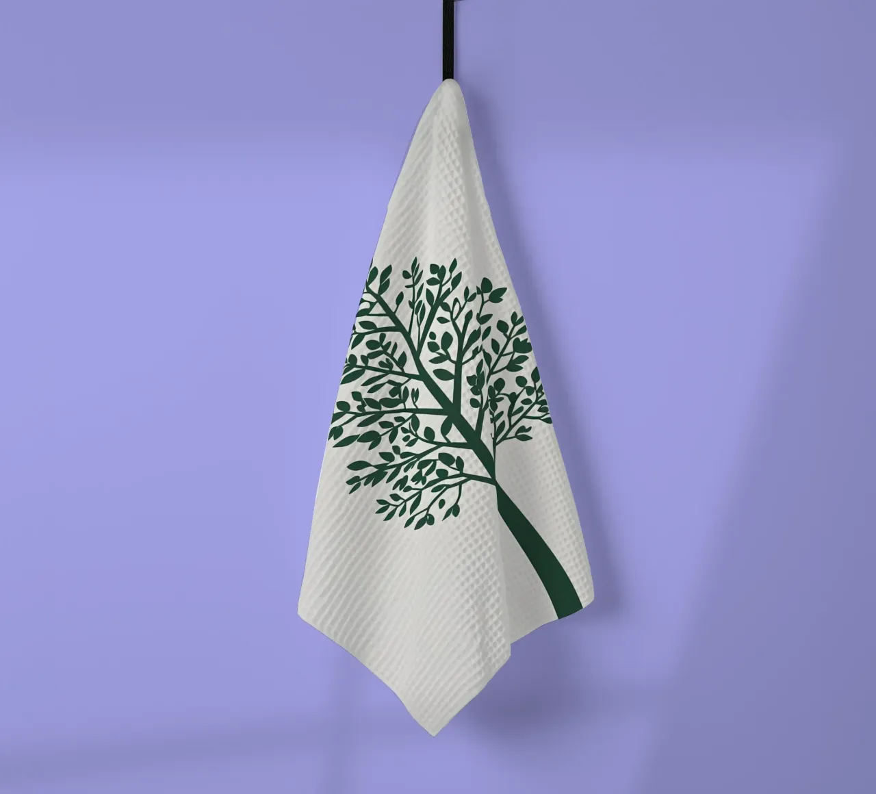 Silhouette di albero semplice canovaccio da cucina da Botanical Gallery