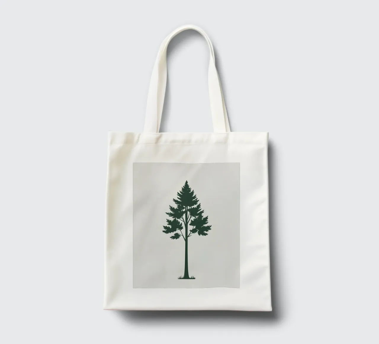 Silhouette di albero semplice borsa in juta da Botanical Gallery