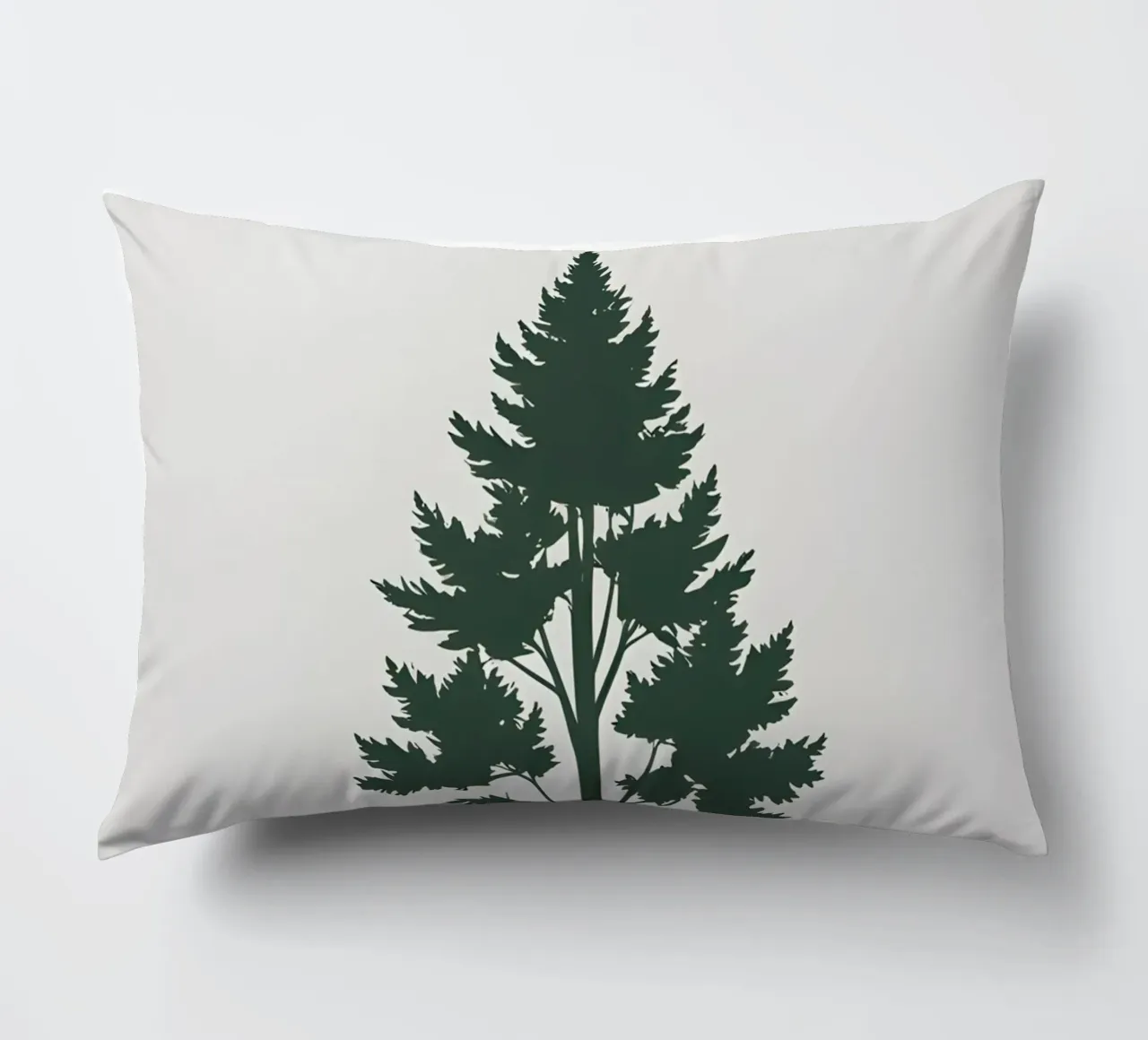Silhouette di albero semplice cuscino da Botanical Gallery