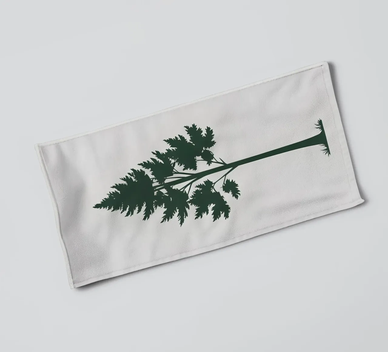 Silhouette di albero semplice asciugamano da bagno da Botanical Gallery