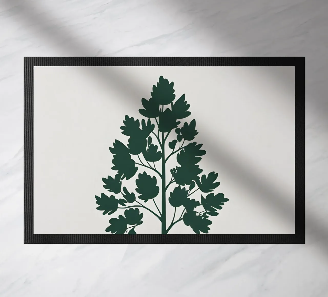 Silhouette di albero semplice zerbino da Botanical Gallery