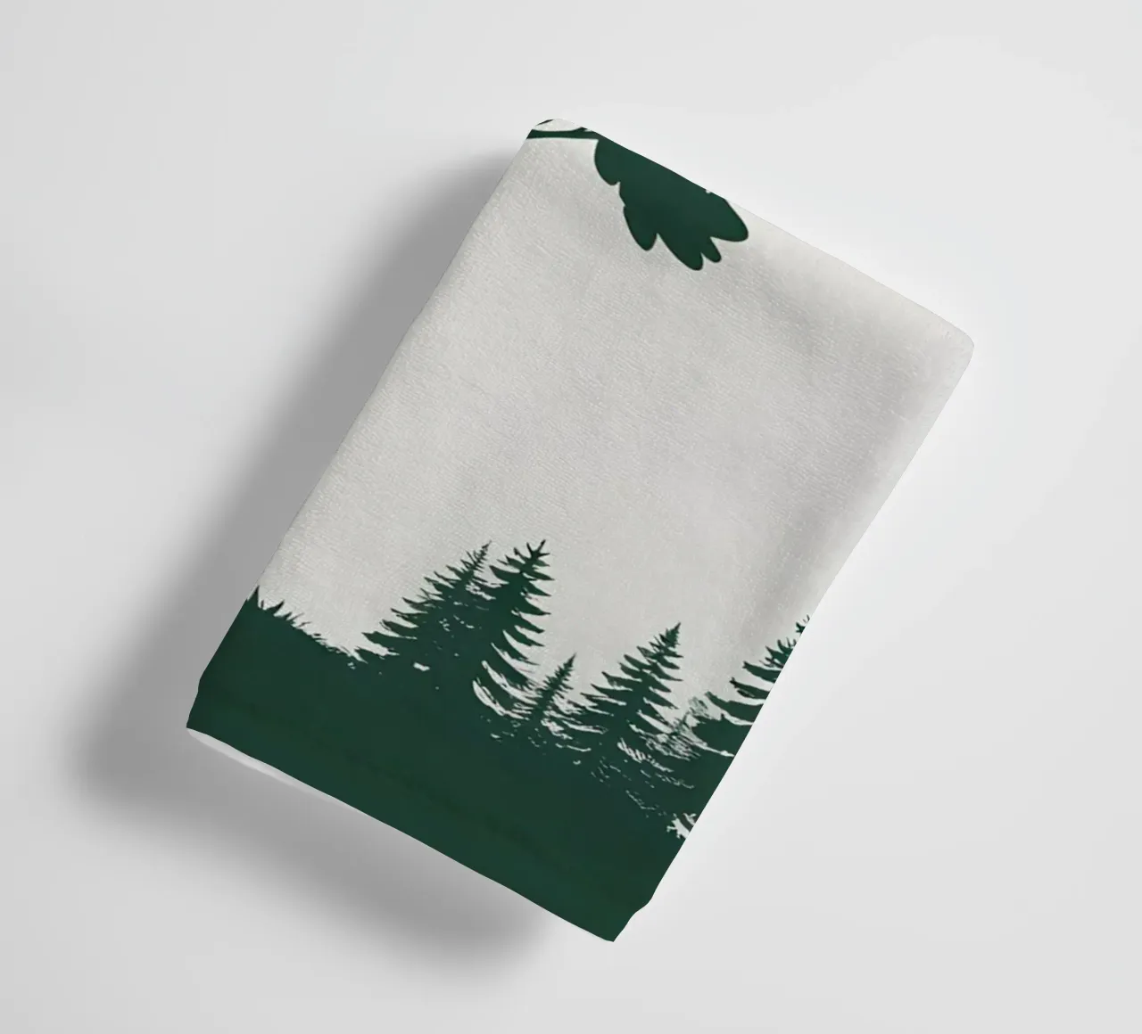 Silhouette di albero semplice asciugamano da bagno da Botanical Gallery
