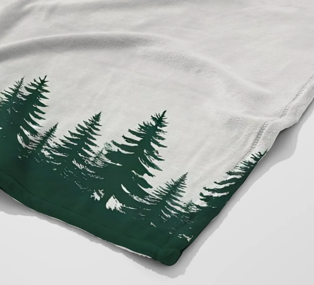 Silhouette di albero semplice coperta in pile da Botanical Gallery