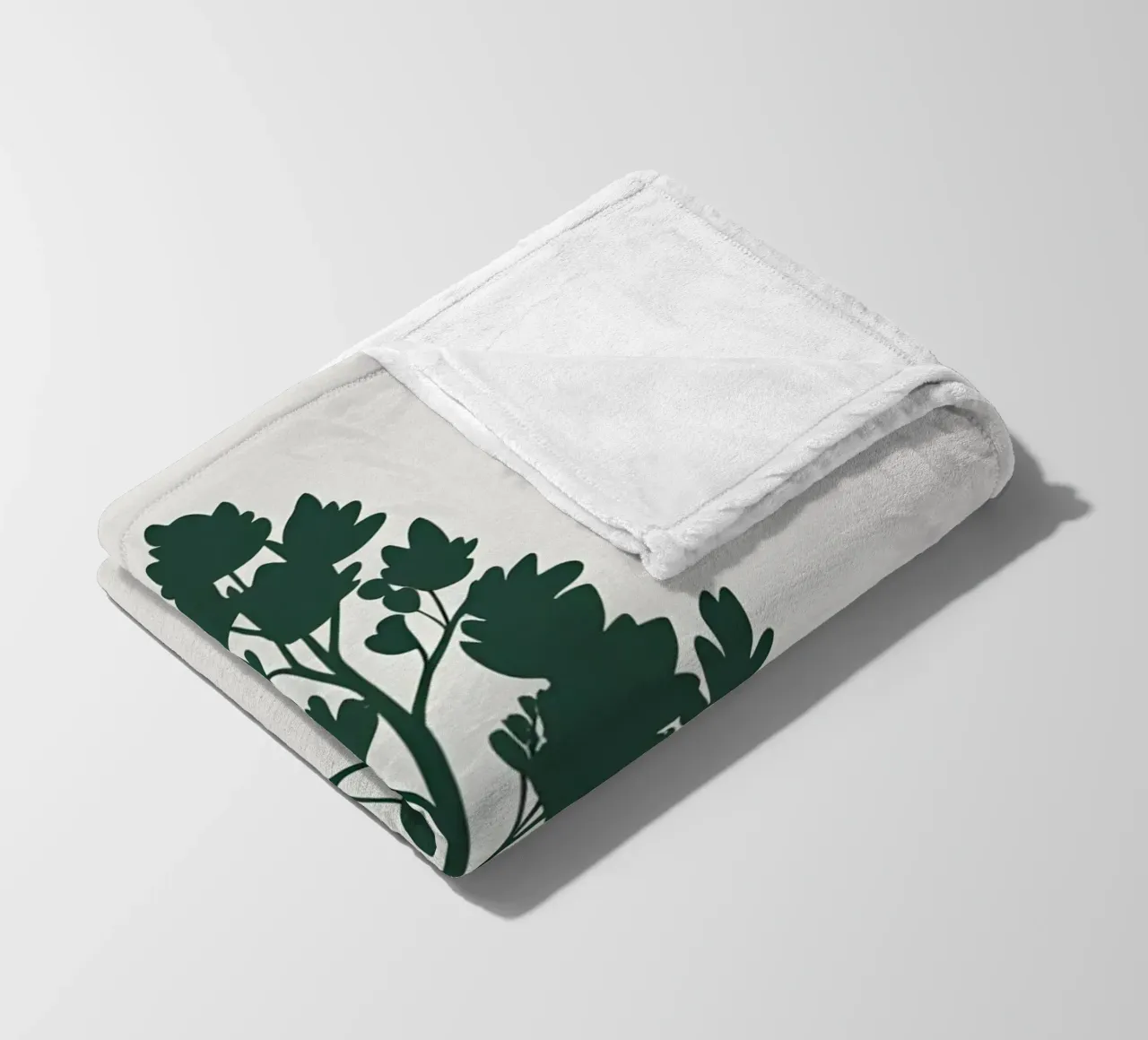 Silhouette di albero semplice coperta in pile da Botanical Gallery