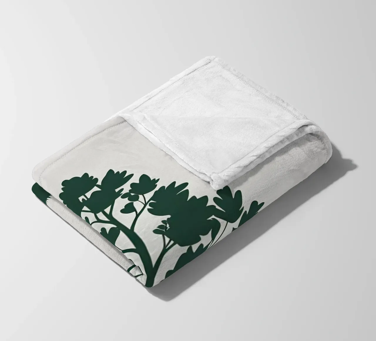 Silhouette di albero semplice coperta in pile da Botanical Gallery