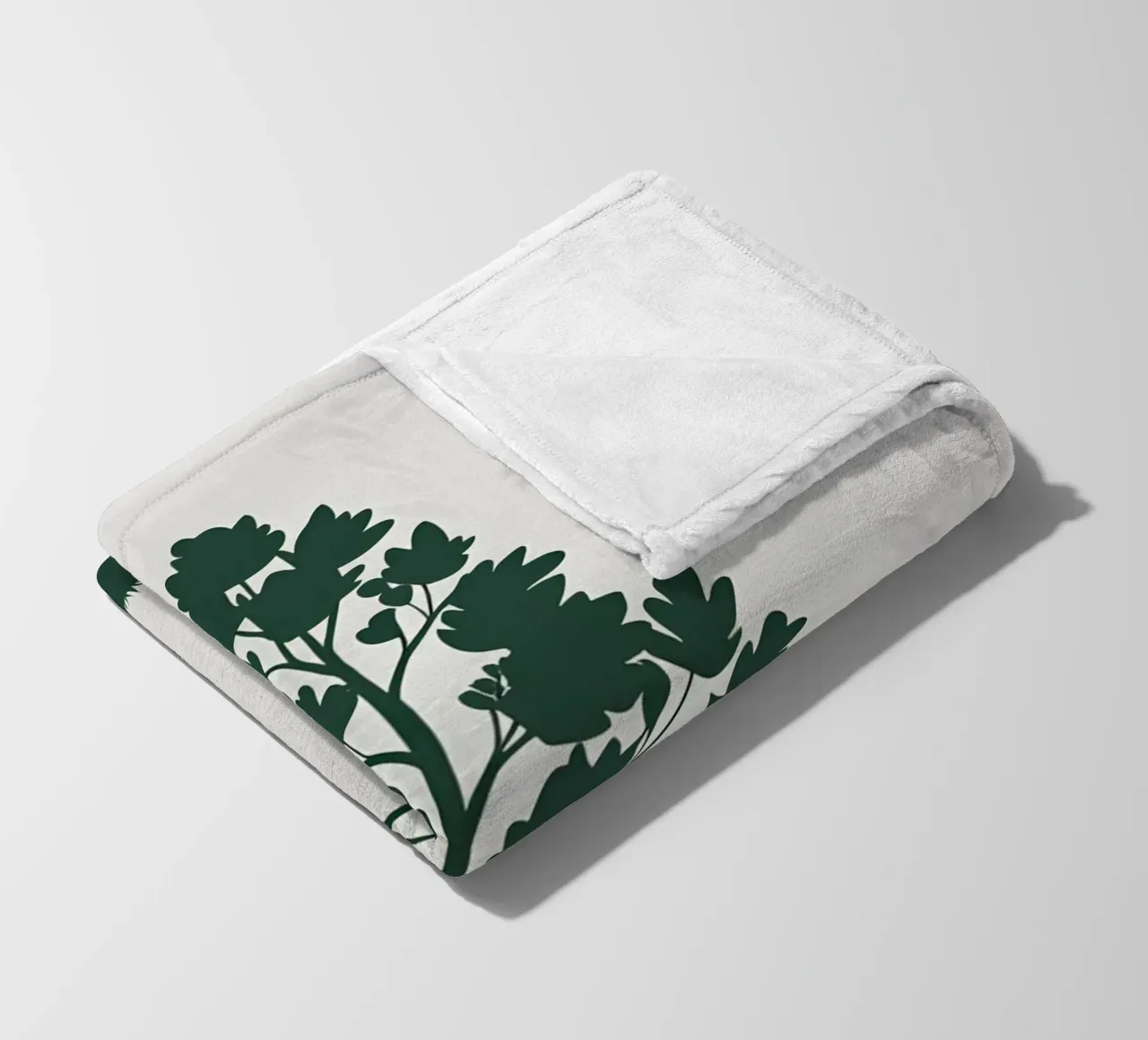 Silhouette di albero semplice coperta in pile da Botanical Gallery