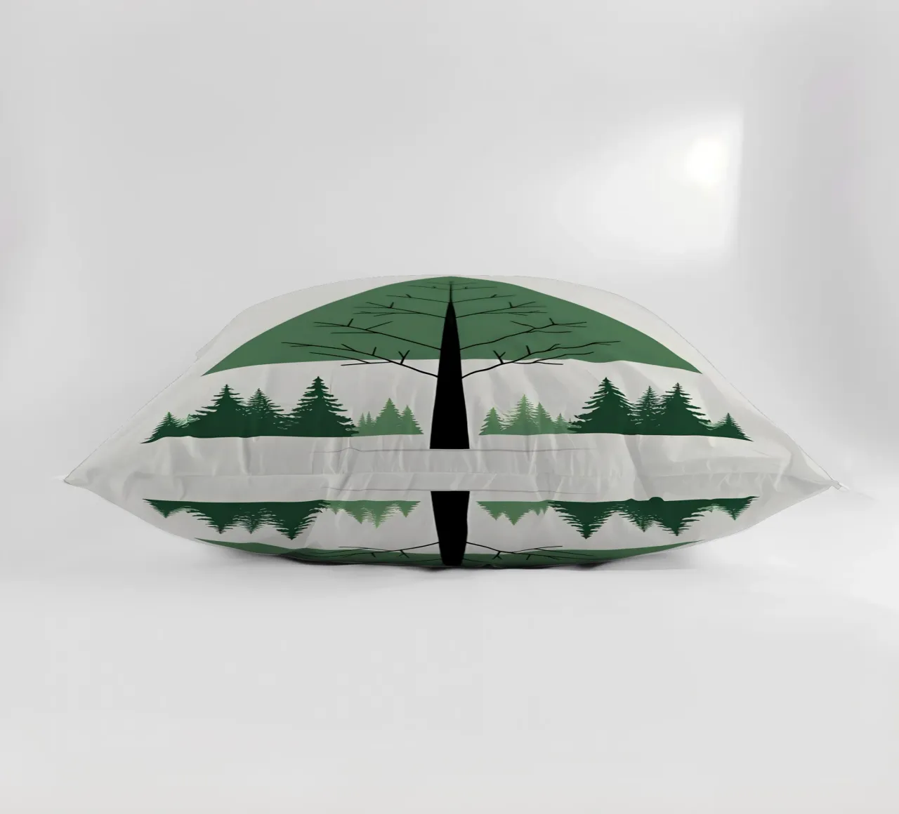 Pine Tree Triangle decorative cushion by Botanical Gallery