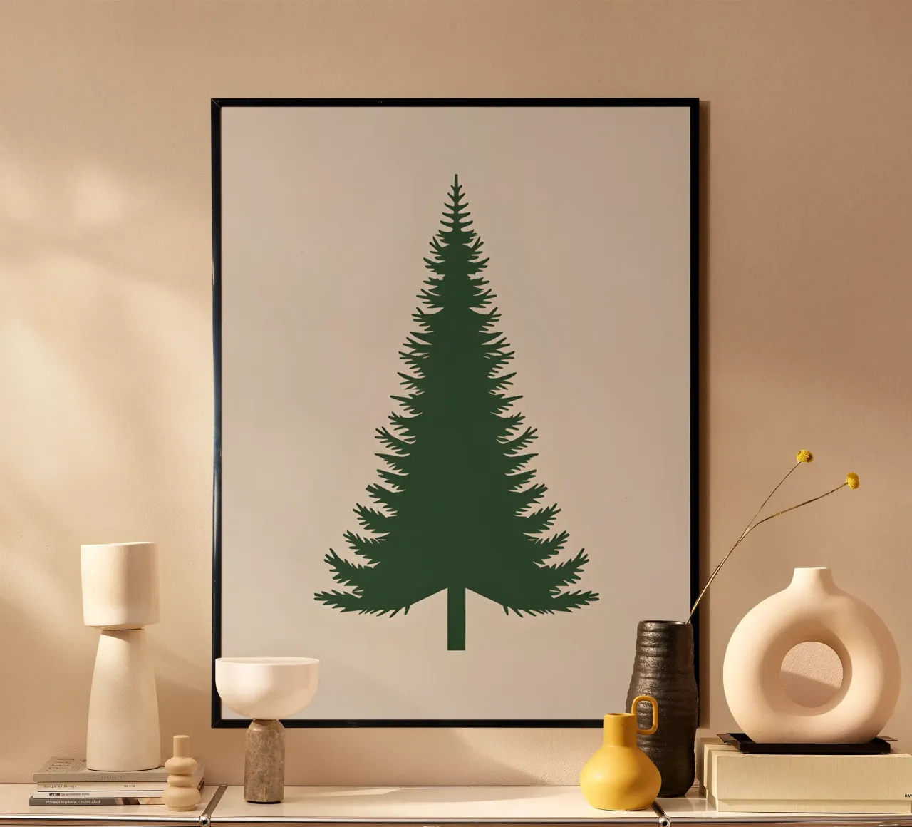 Tannenbaum-Dreieck Poster von The Green Room