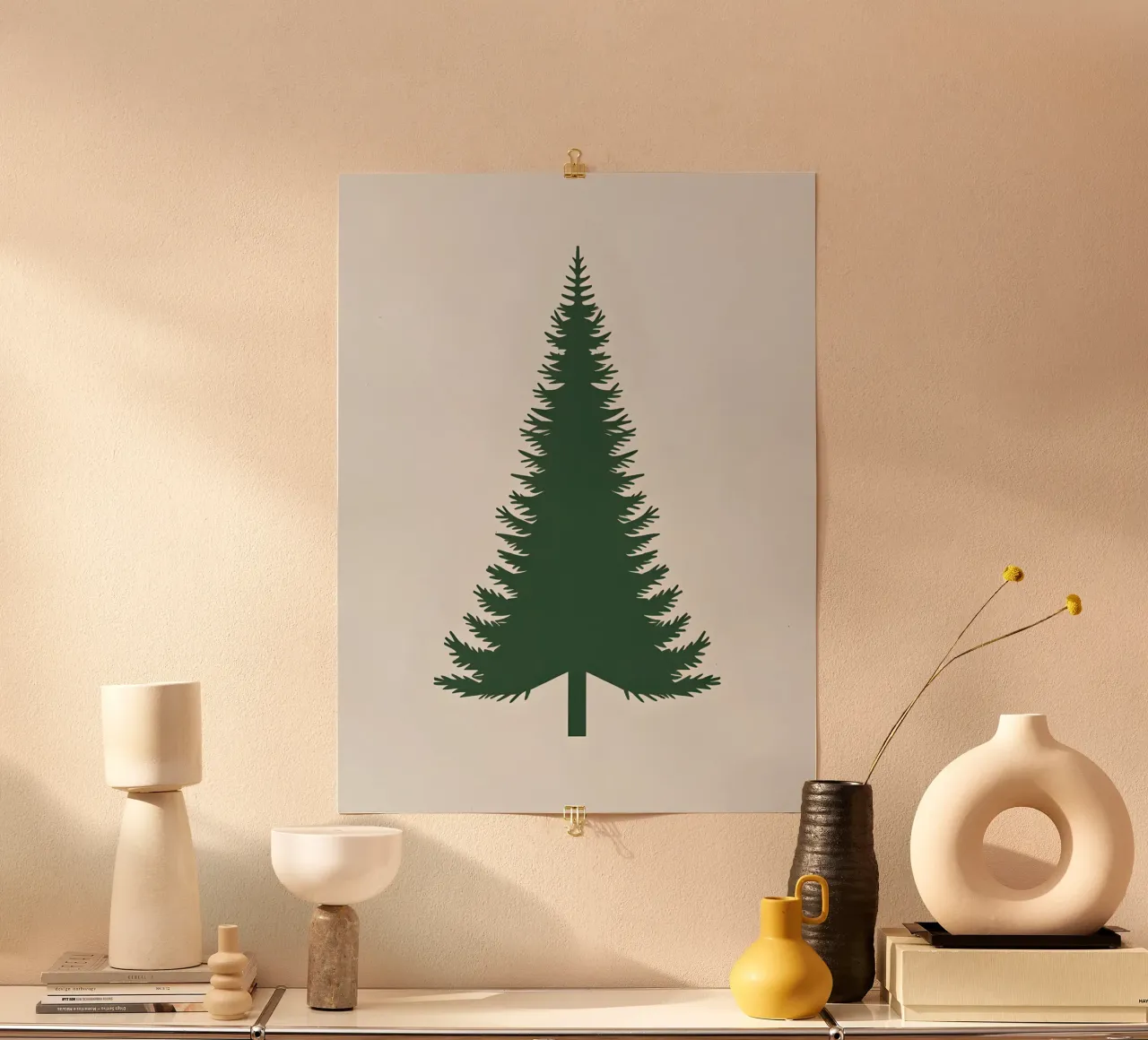 Tannenbaum-Dreieck Poster von The Green Room