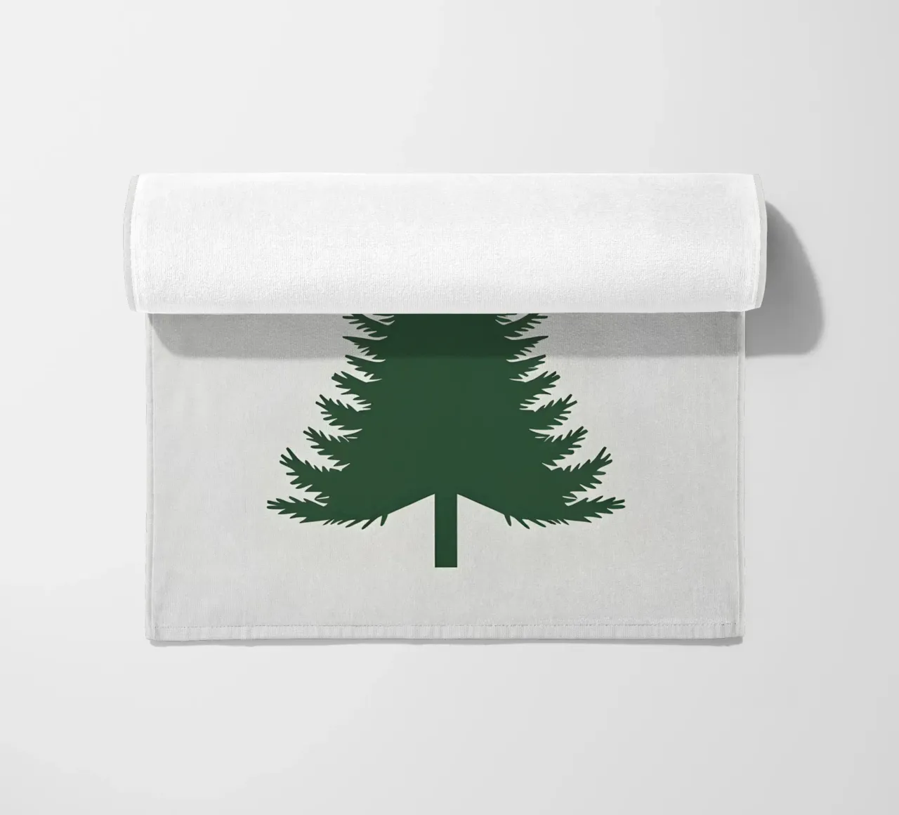 Pine Tree Triangle beach towel by Botanical Gallery