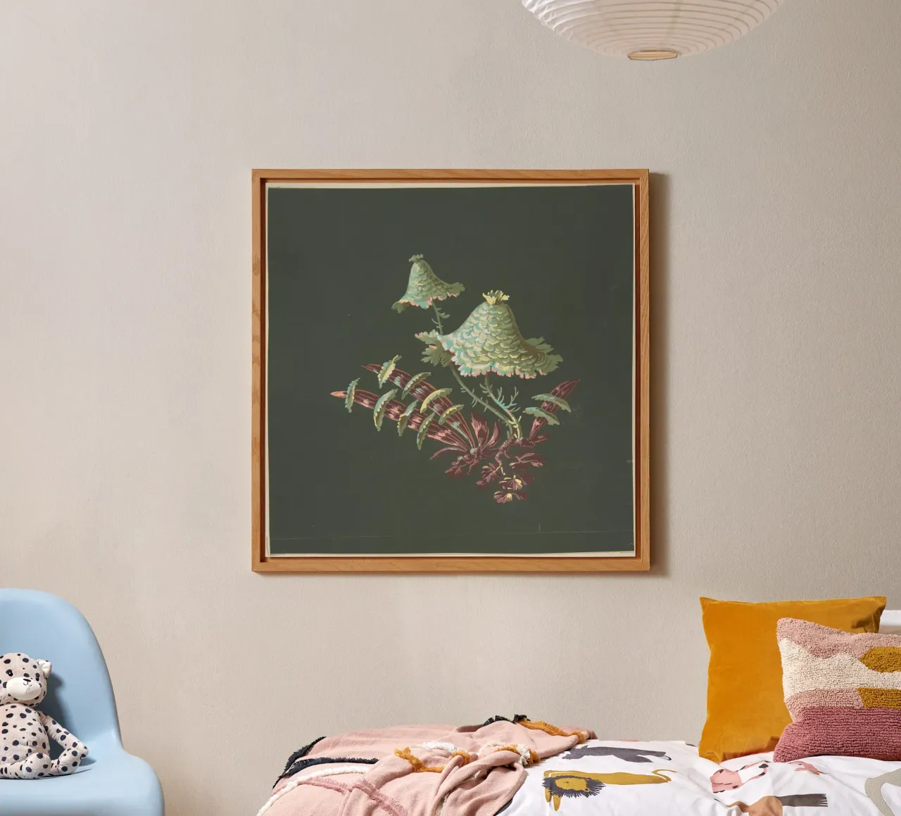 Two Hat-Shaped Chinoiserie Flowers with Fanciful alluminio dibond da vintageshop
