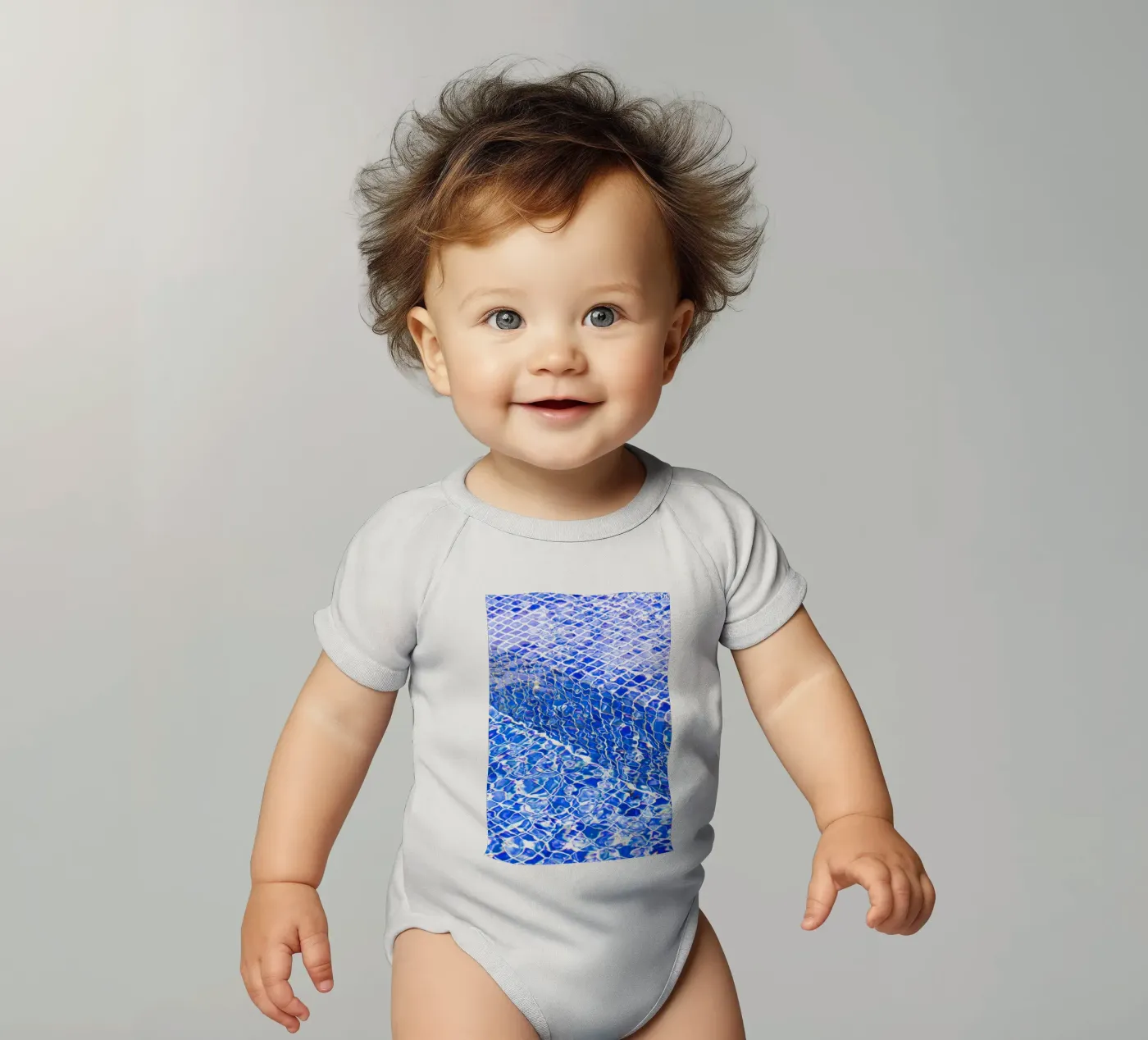 Pool Kurzarm Babybody von rafael campezato