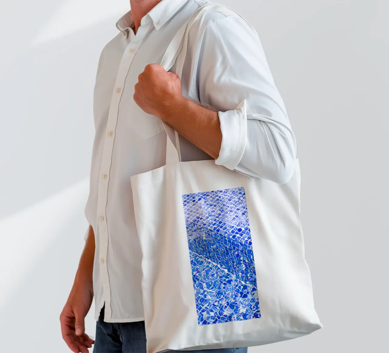 Pool tote bag by rafael campezato