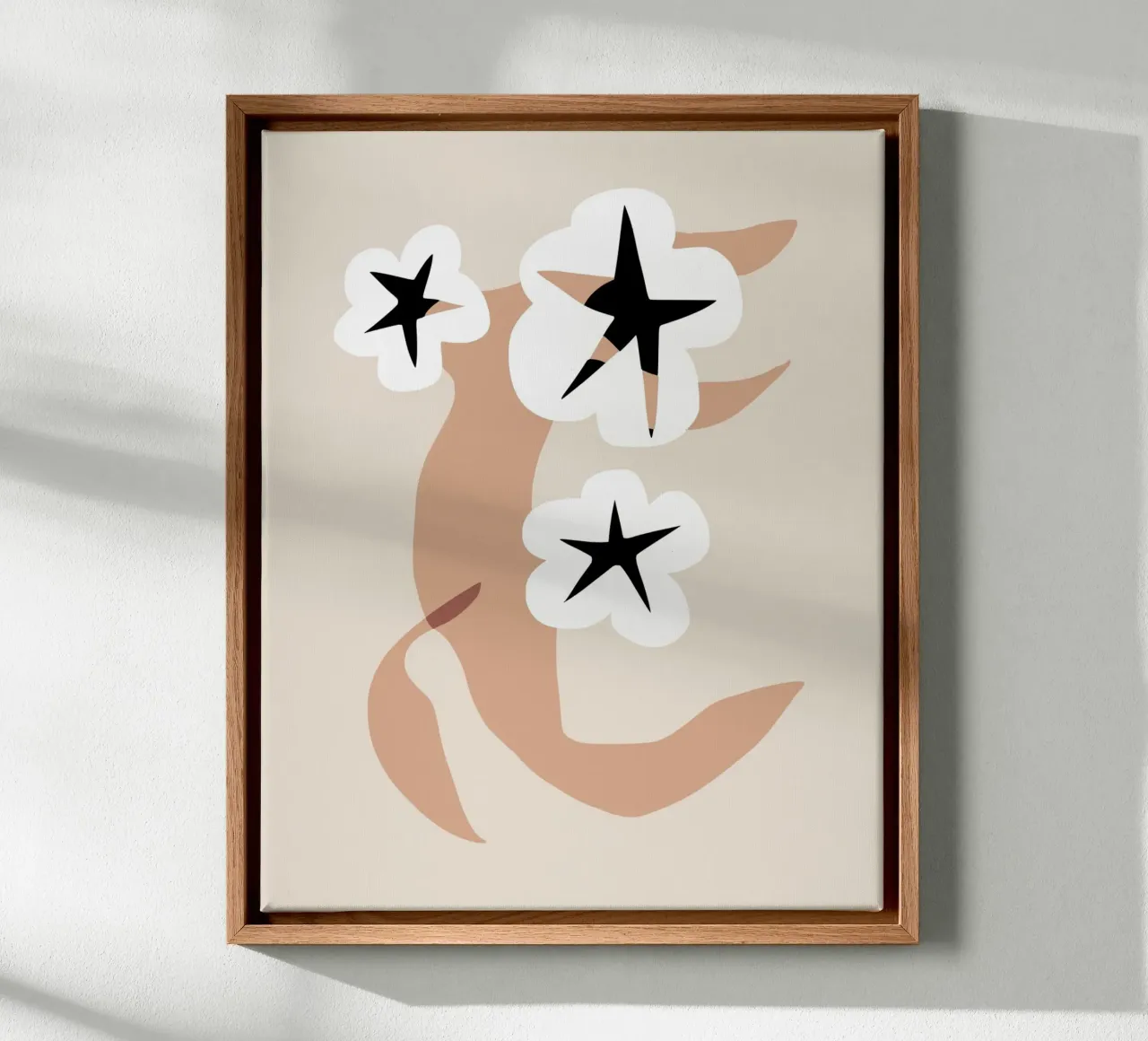 Bloem model 08 canvas met Baklijst van Little Dean