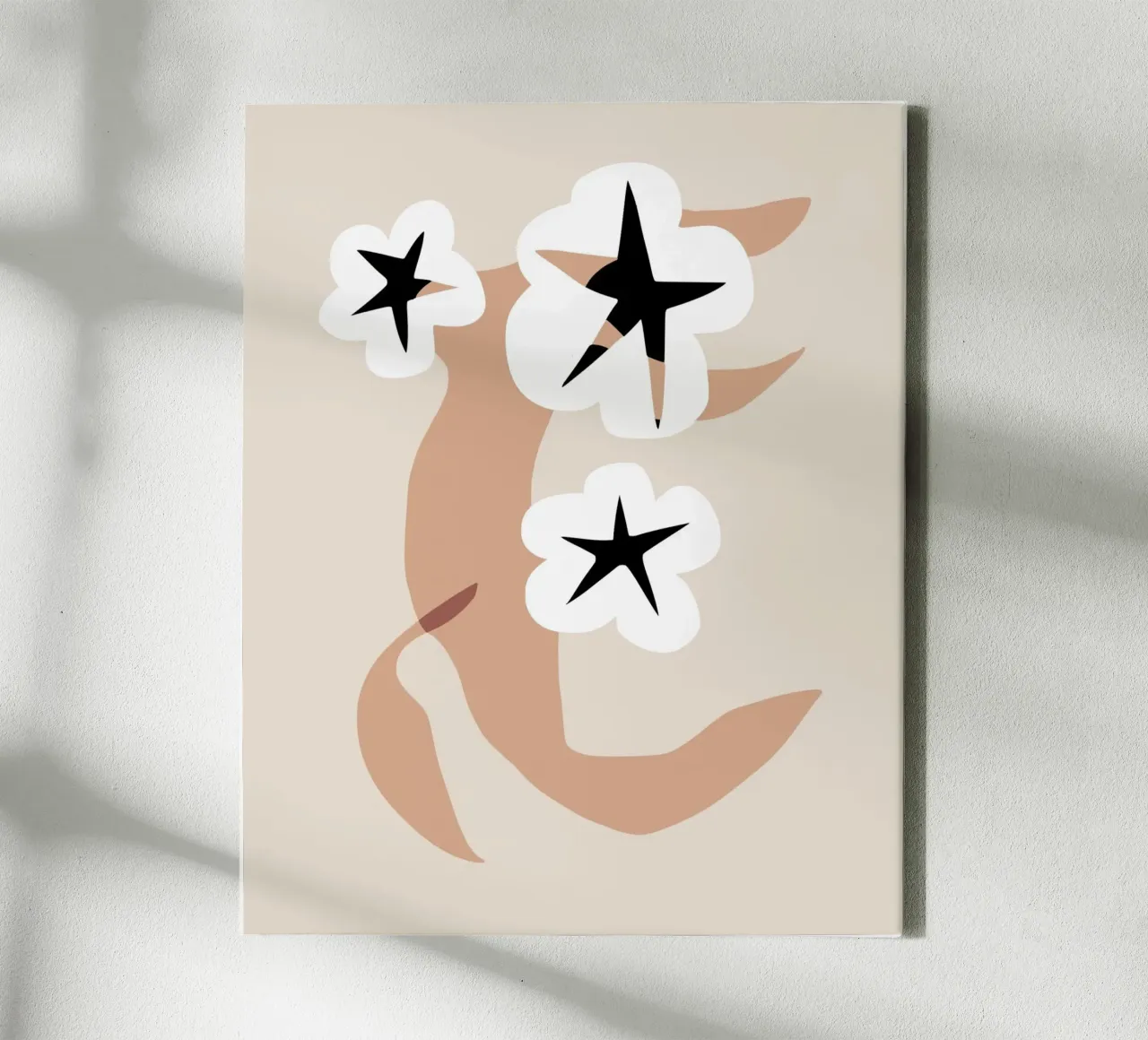 Bloem model 08 canvas met Baklijst van Little Dean