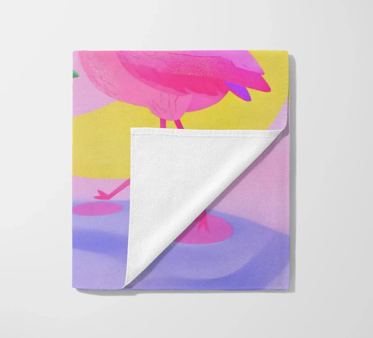 Dancing Turtle & Flamingo telo mare da Kiara