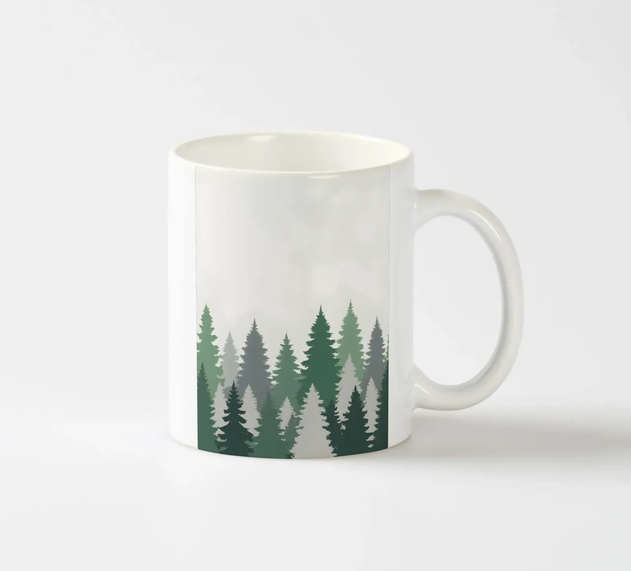 Foresta astratta tazza in ceramica da Botanical Gallery