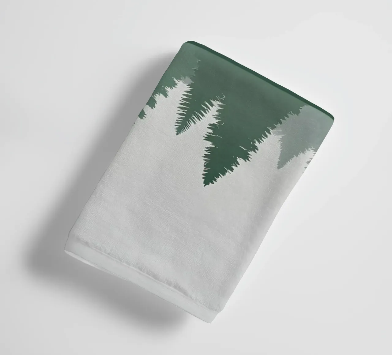 Foresta astratta asciugamano da bagno da Botanical Gallery