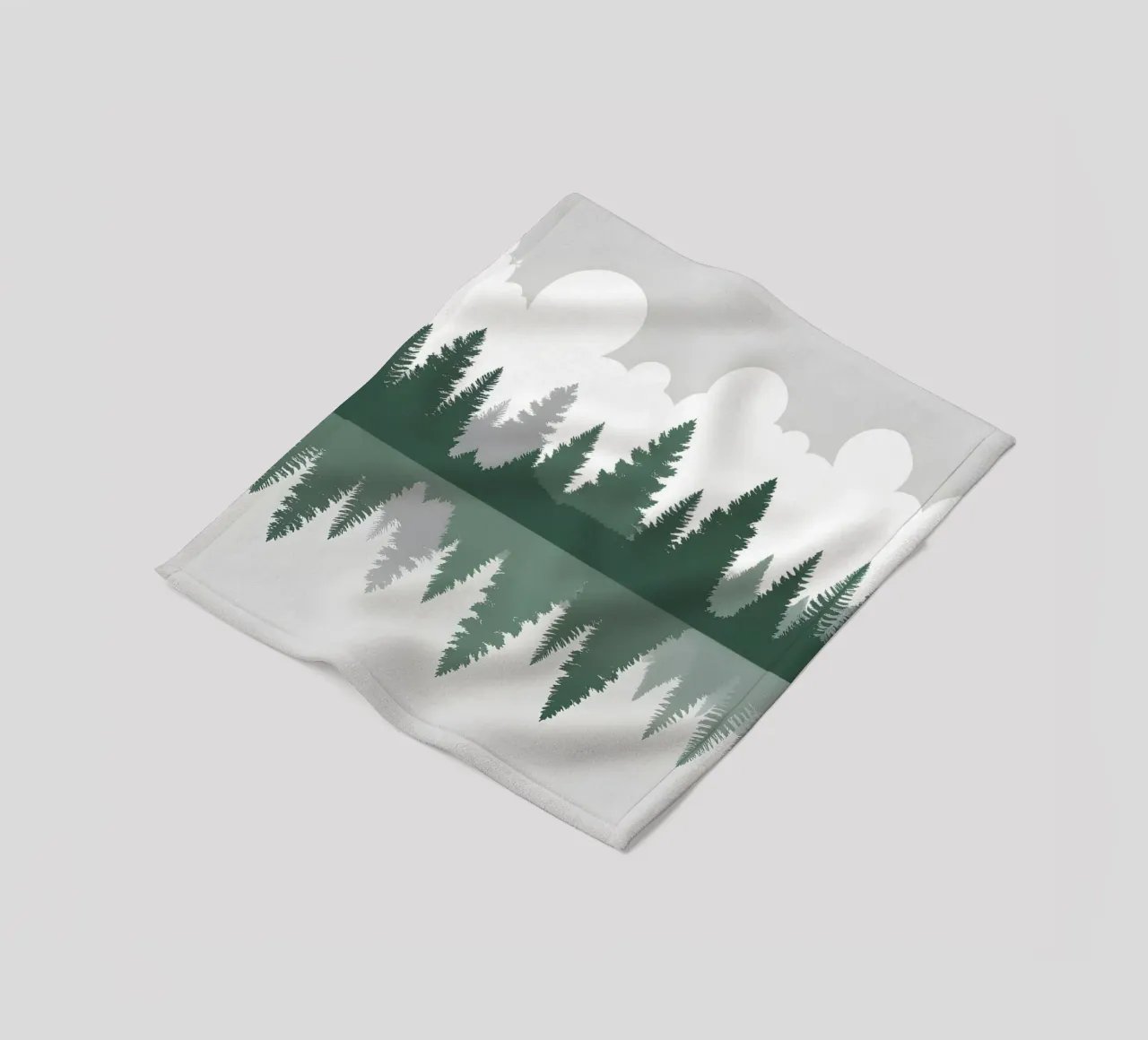 Foresta astratta coperta in pile da Botanical Gallery