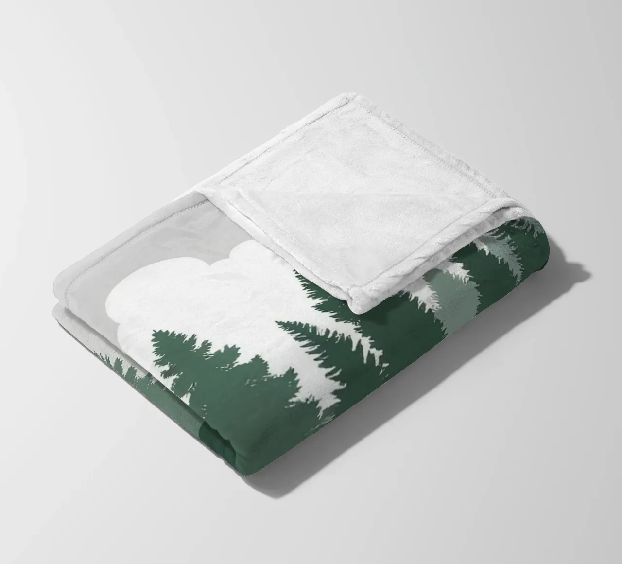 Foresta astratta coperta in pile da Botanical Gallery