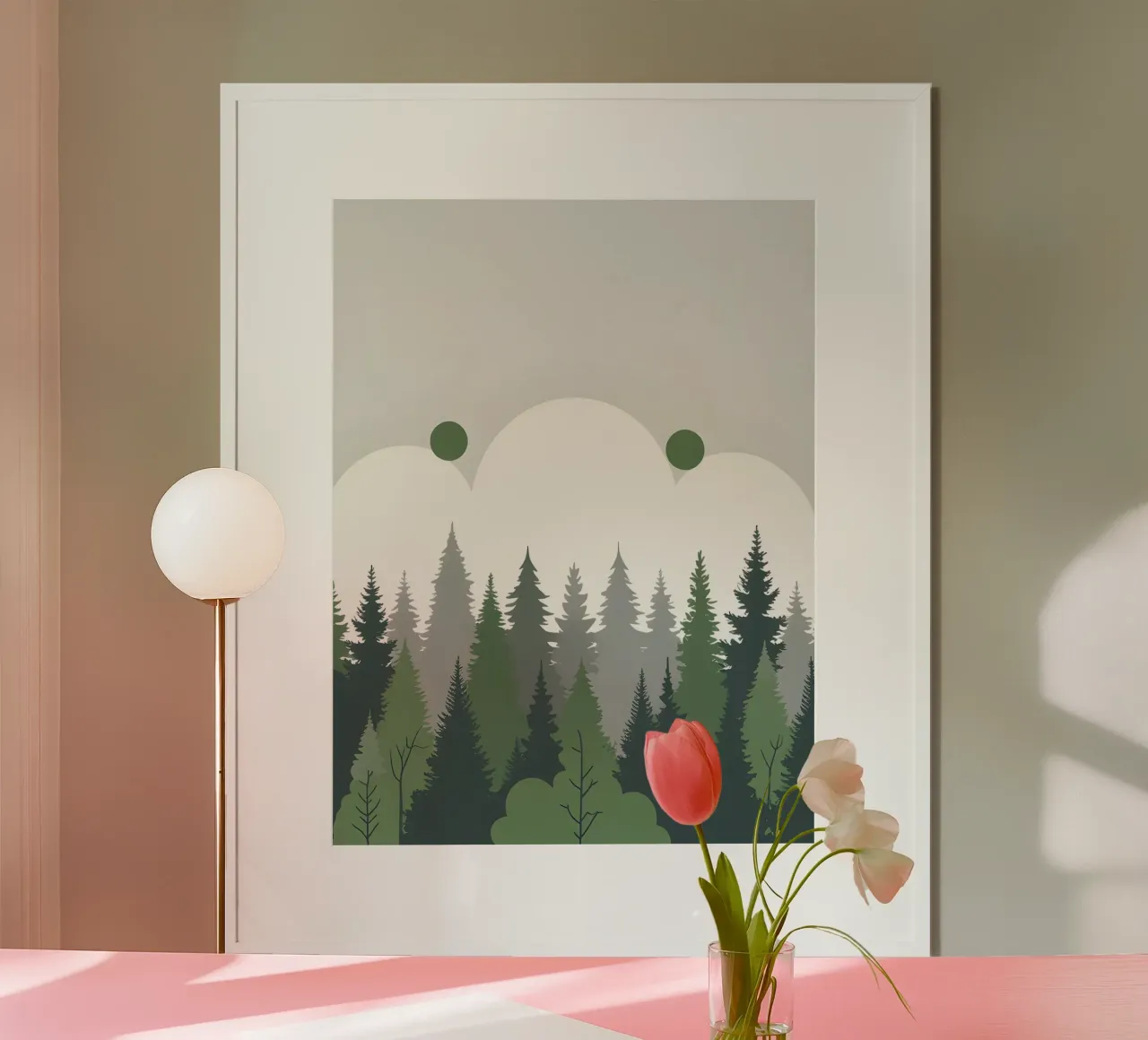Foresta astratta poster da The Green Room