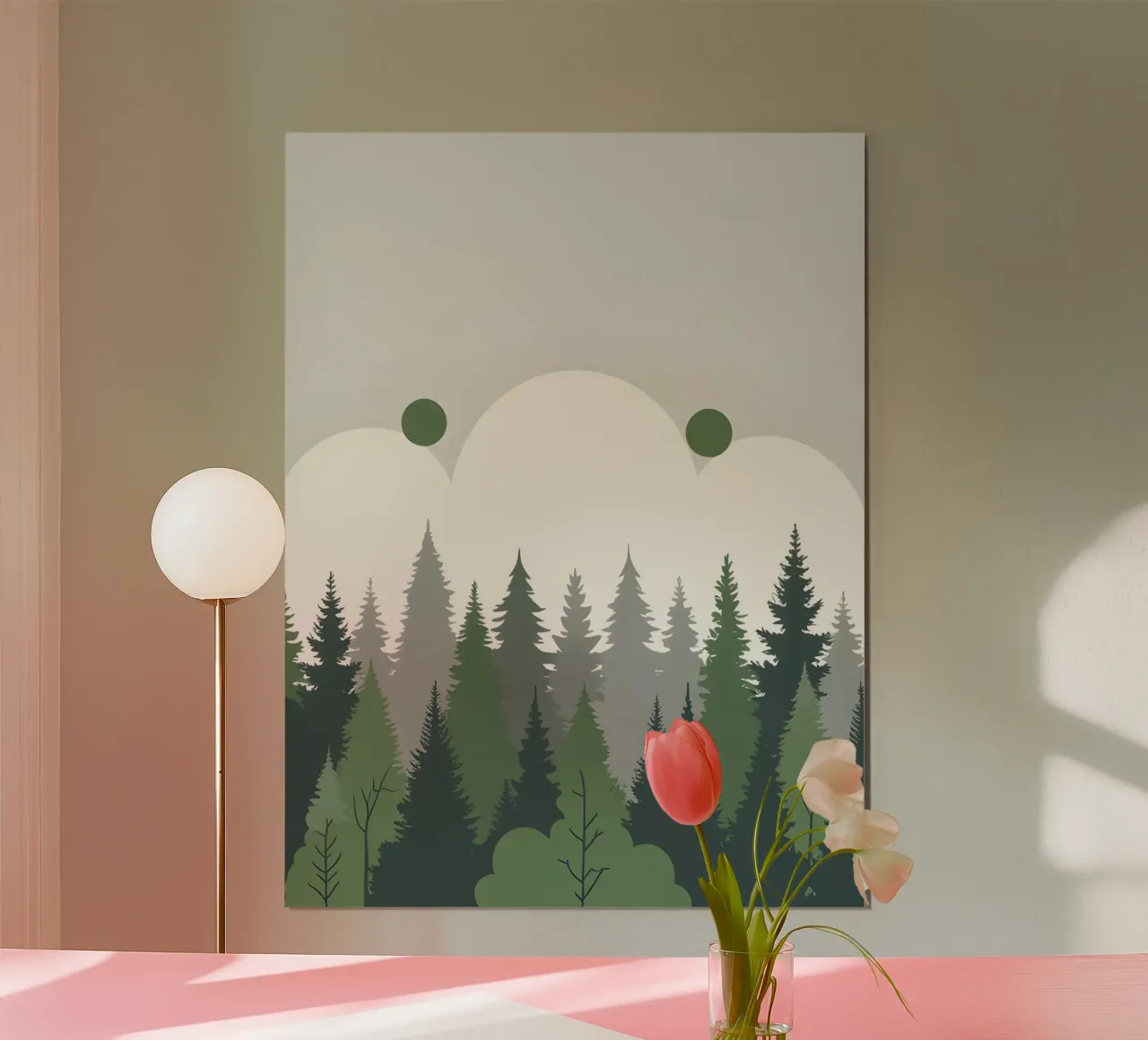 Foresta astratta poster da The Green Room