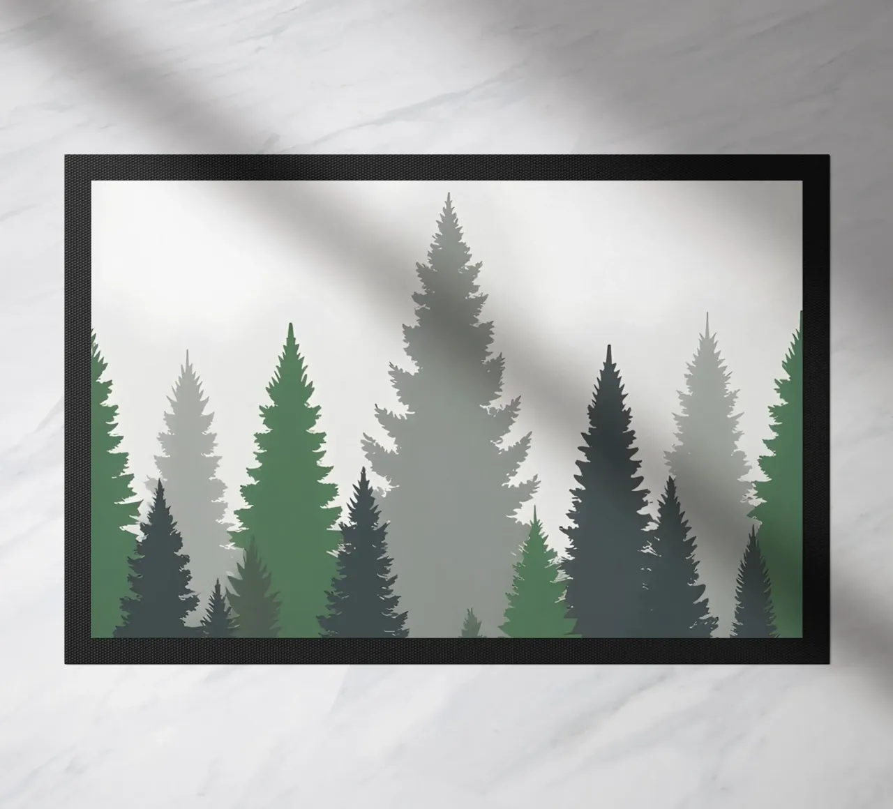 Foresta astratta zerbino da Botanical Gallery