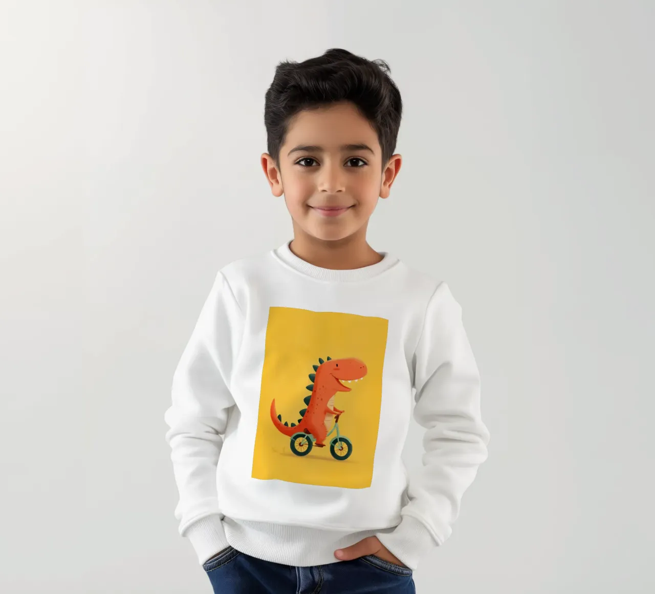 Dino on Wheels felpa bambino da Kiara