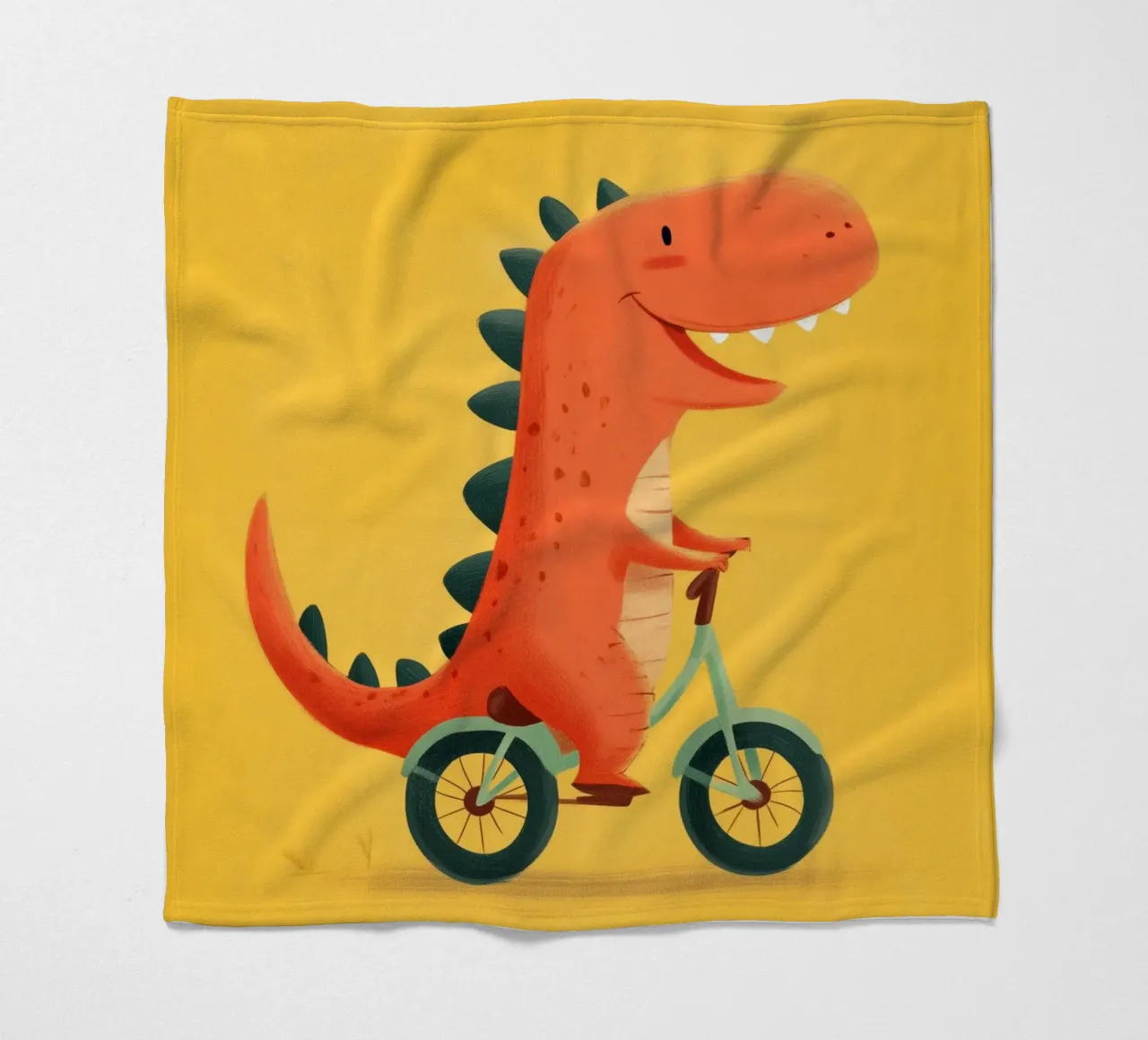 Dino on Wheels coperta in pile da Kiara