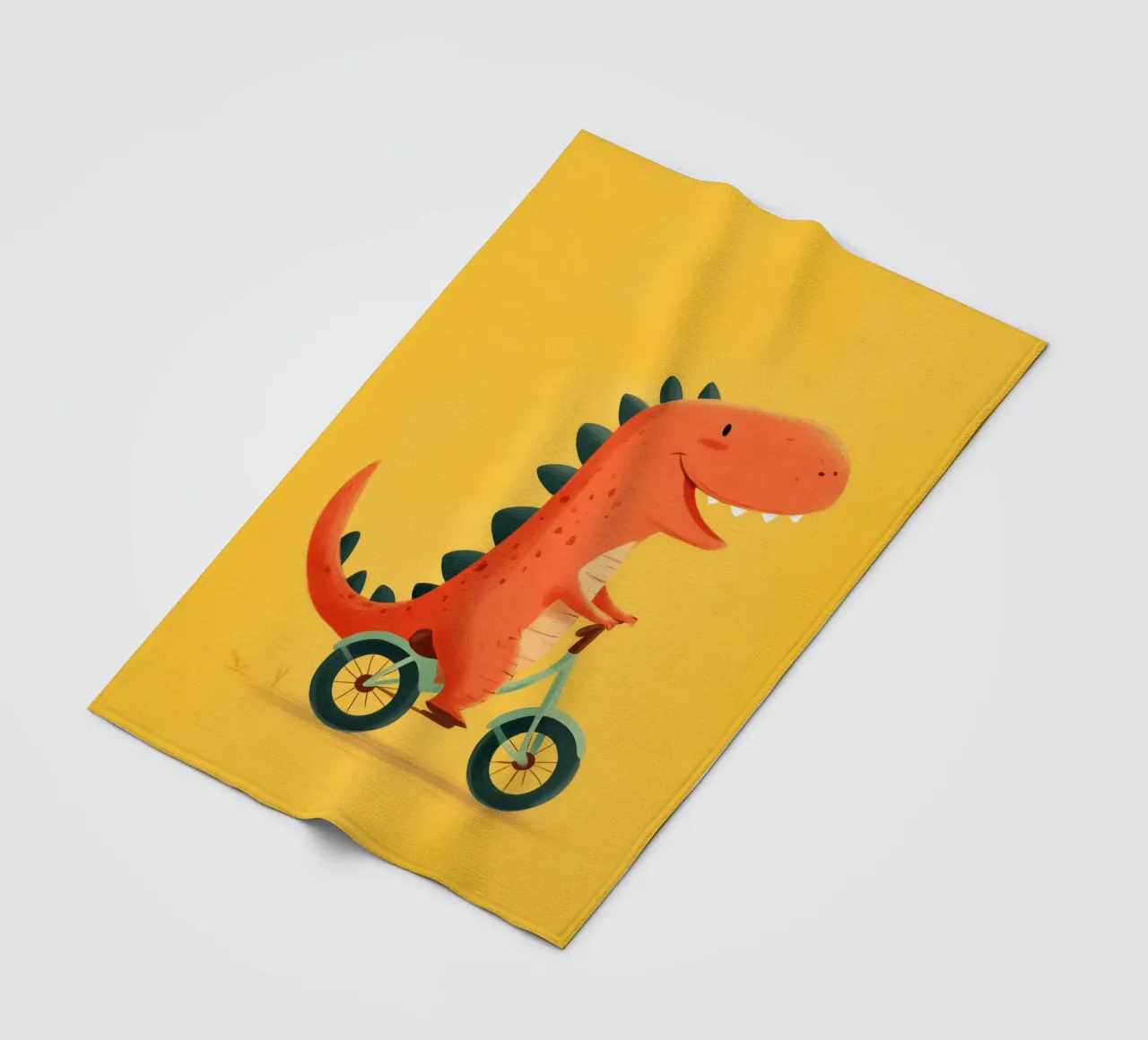 Dino on Wheels coperta in pile da Kiara