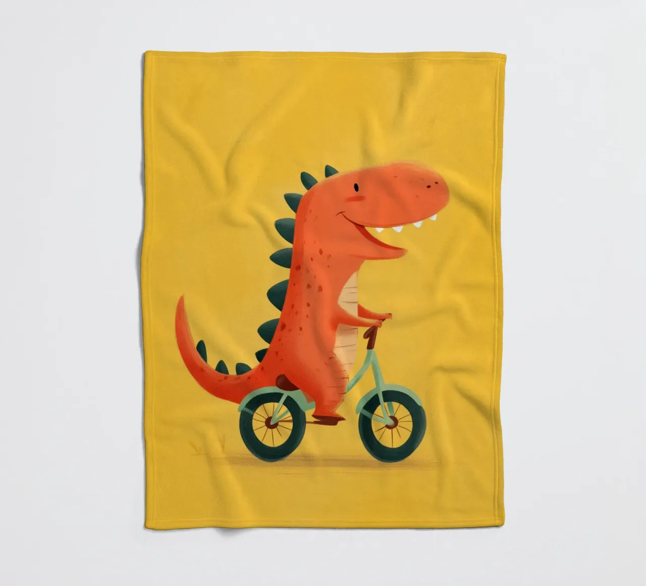 Dino on Wheels coperta in pile da Kiara