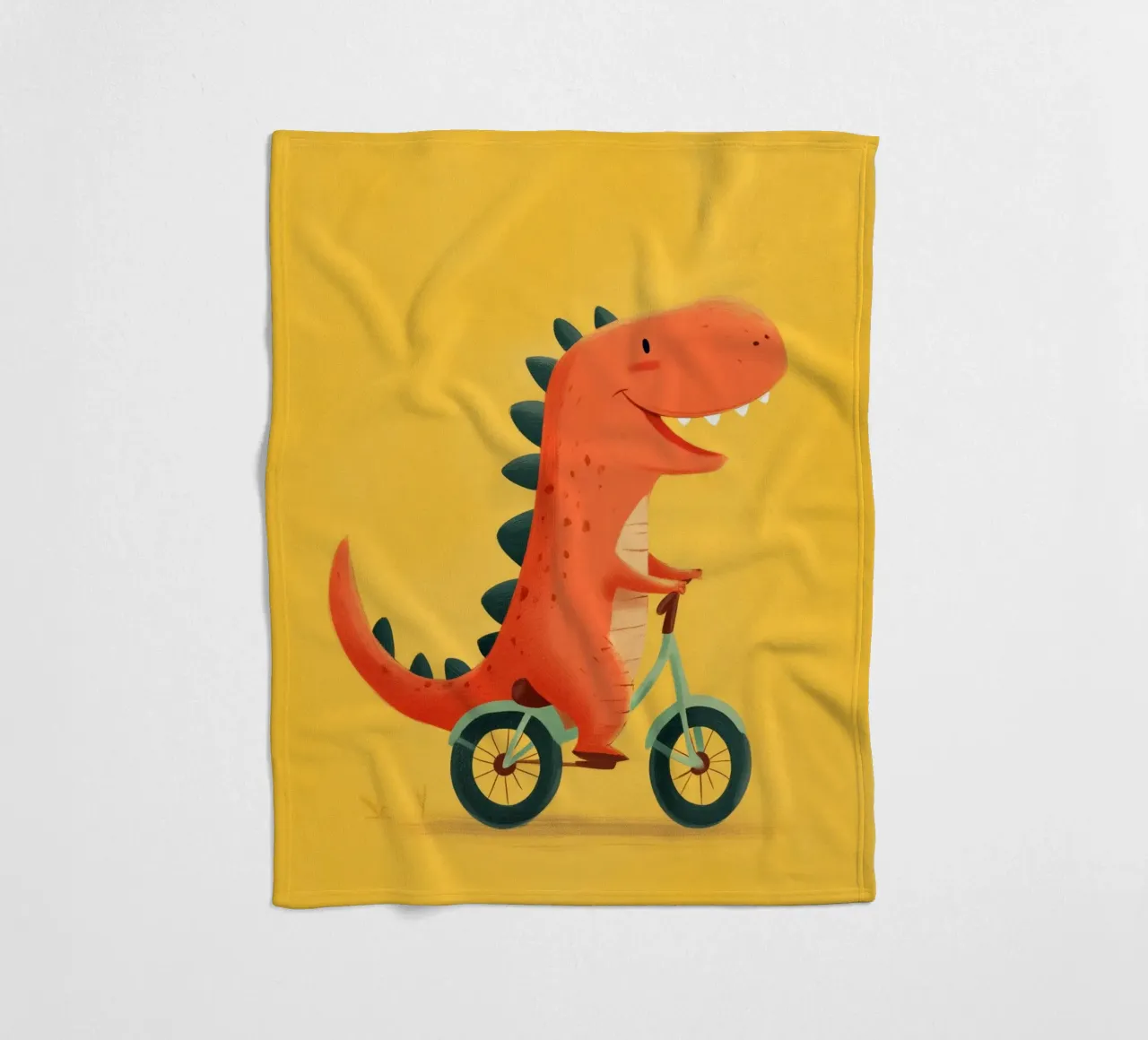 Dino on Wheels coperta in pile da Kiara