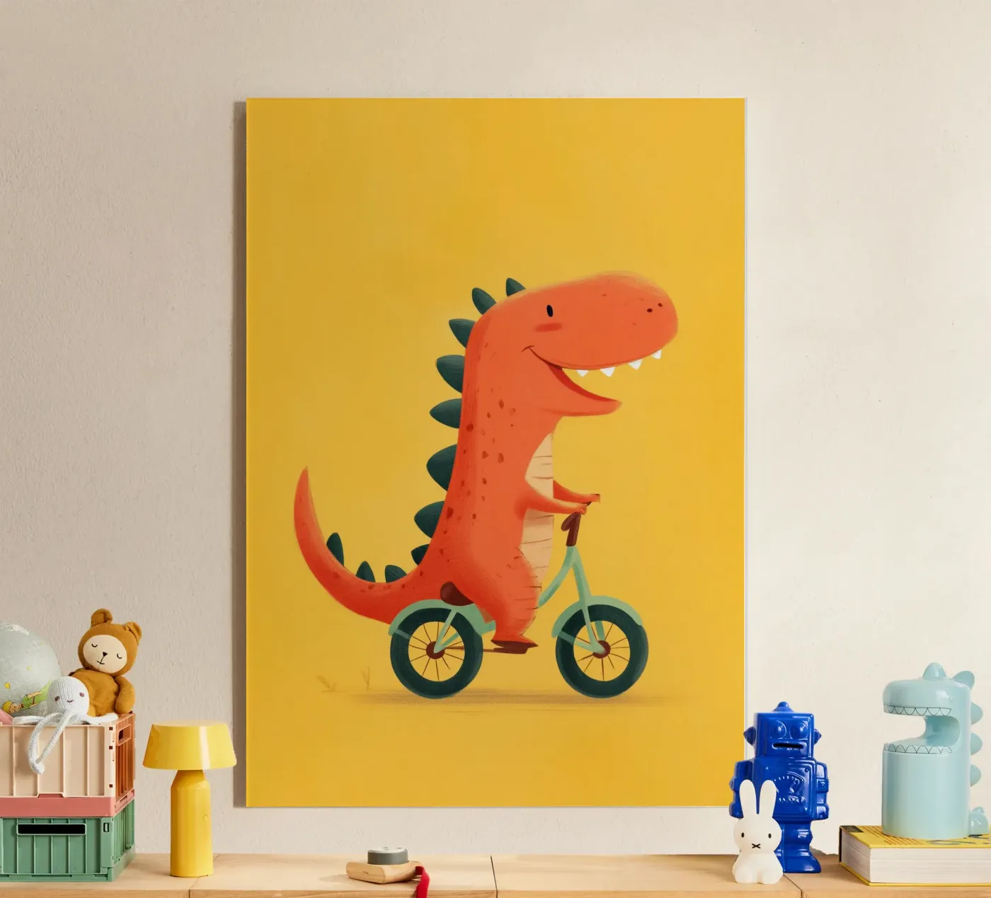 Dino on Wheels plexiglass da Kiara