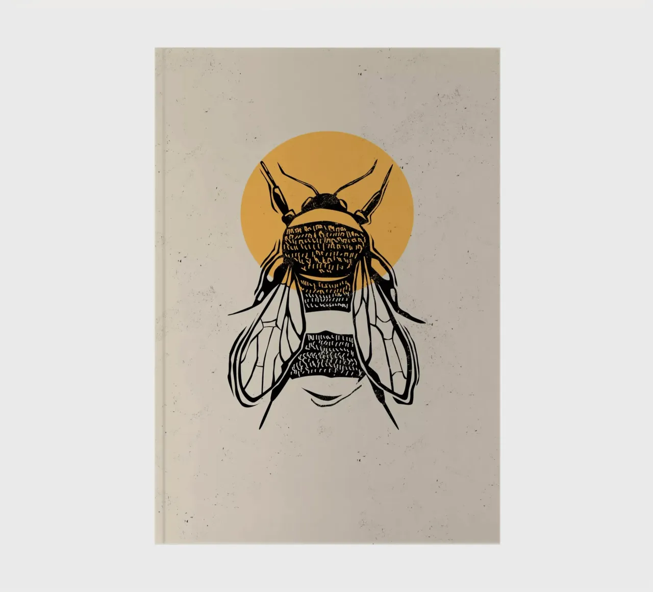 The Bee notebook by Indigo Rain