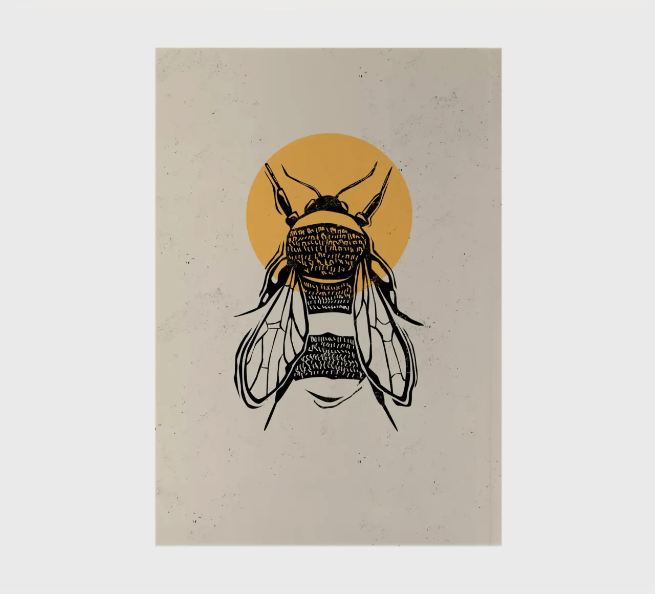 The Bee notebook by Indigo Rain