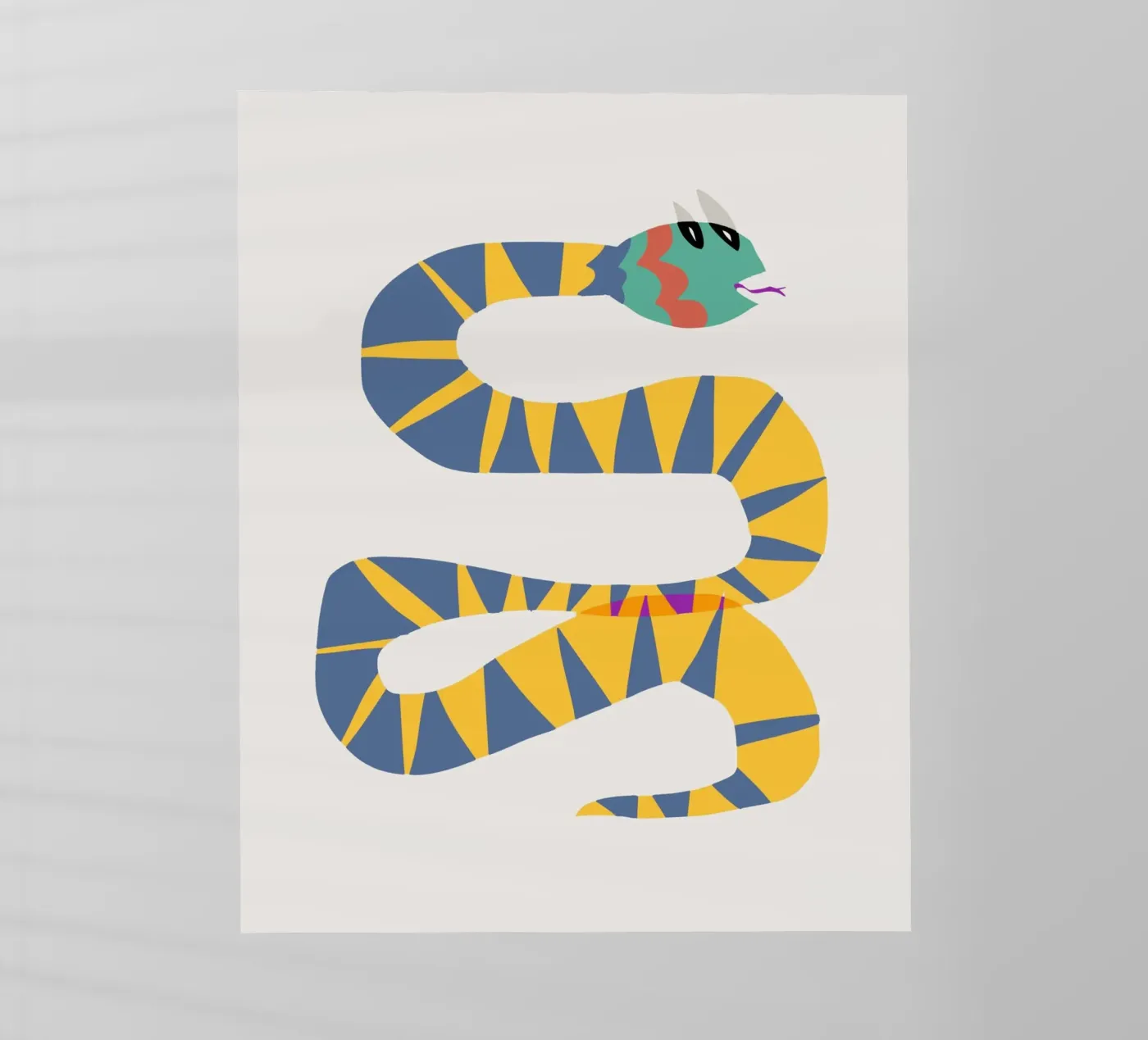 Serpente funky pellicola backlit da Little Dean