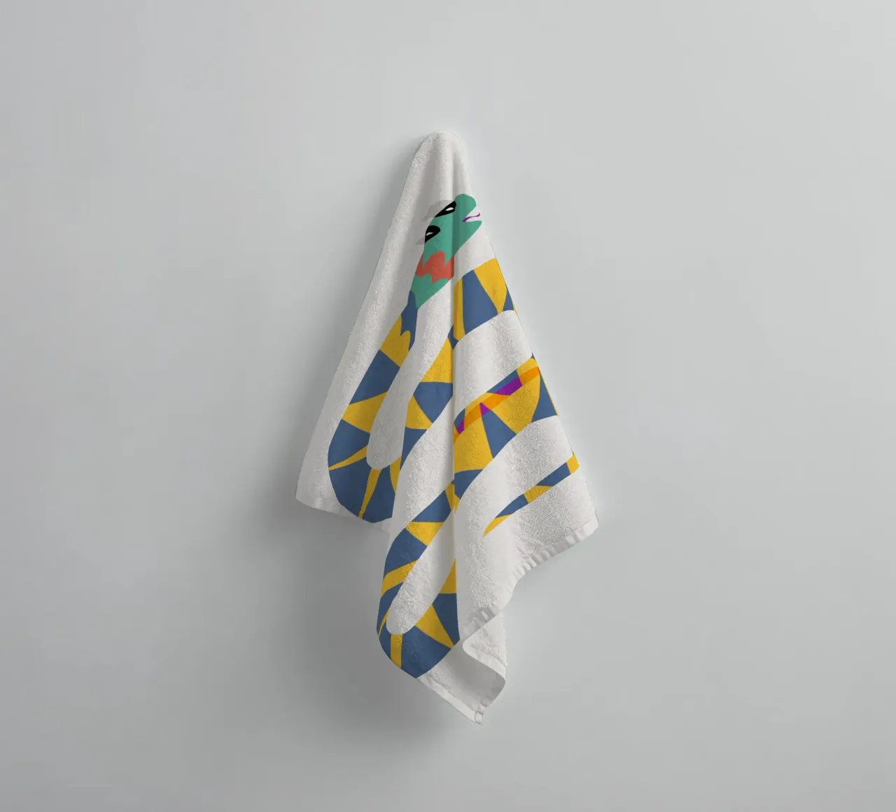 Serpente funky asciugamano da bagno da Little Dean