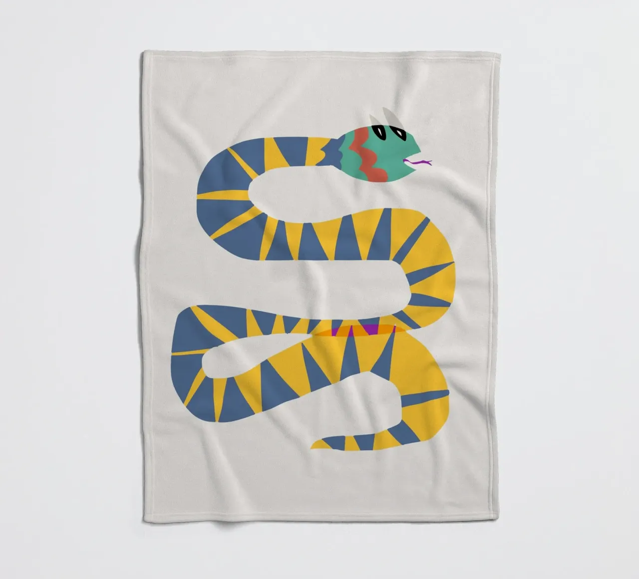 Serpente funky coperta in pile da Little Dean